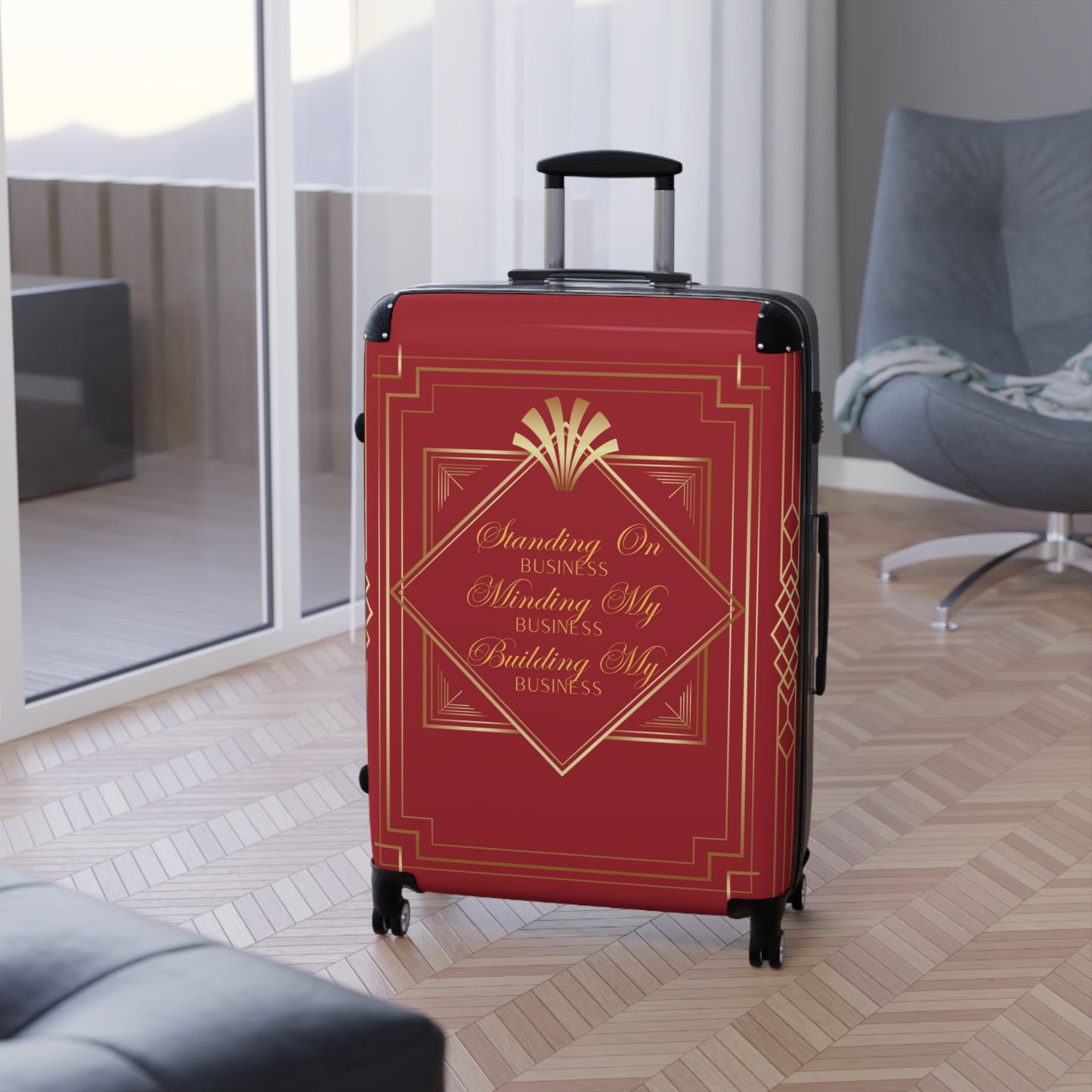 Business 2 (Red) Suitcase
