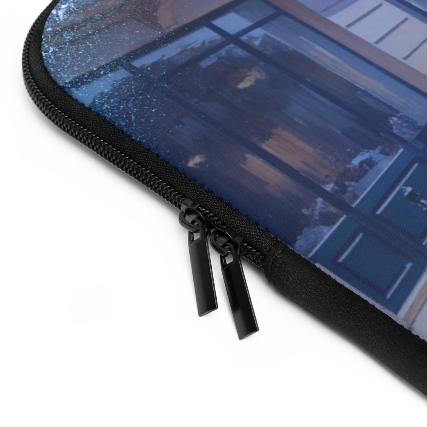 Parisian Stroll (Blue Gown) Laptop Sleeve