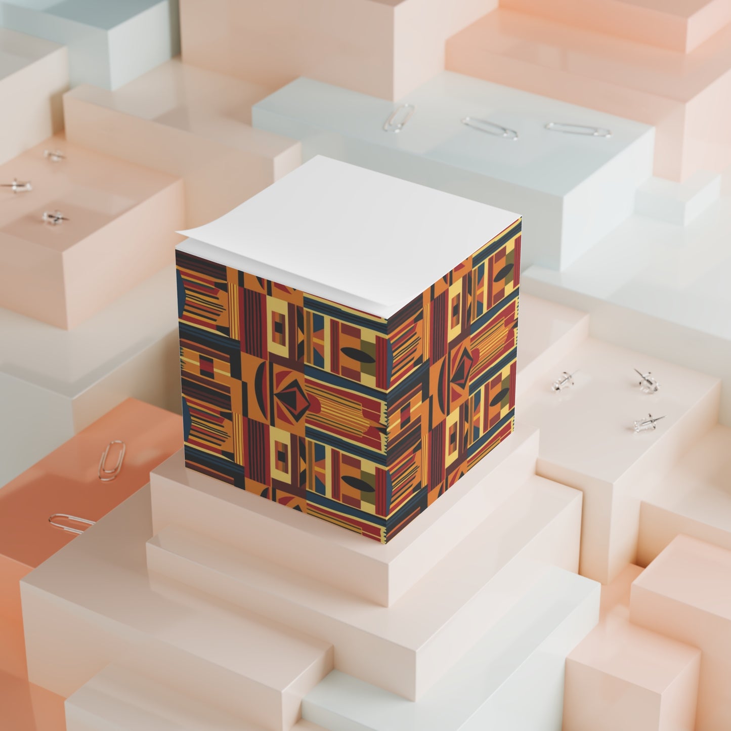 African Canvas 2 Note Cube