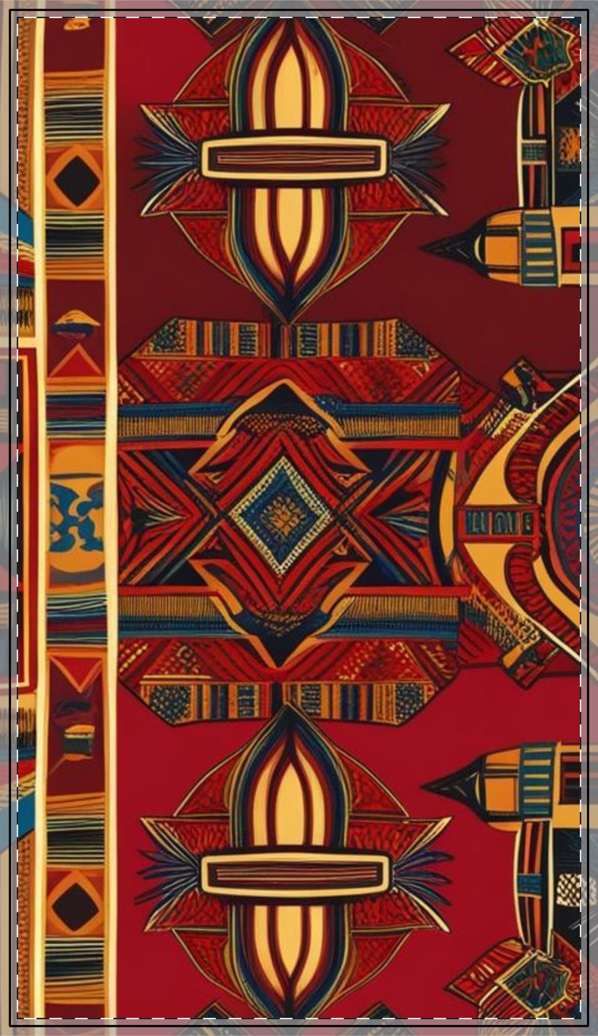 African Canvas 1 Tablecloths 2