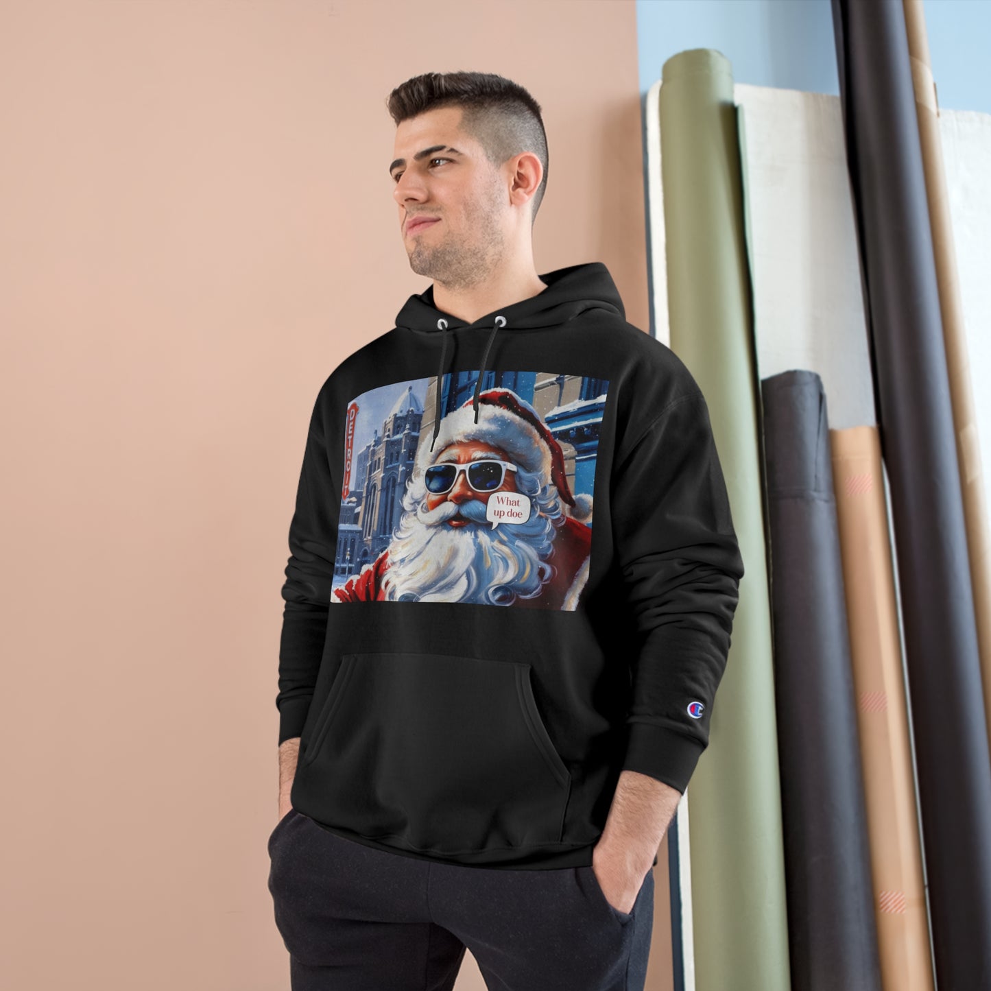 Motor City Santa Champion Hoodie