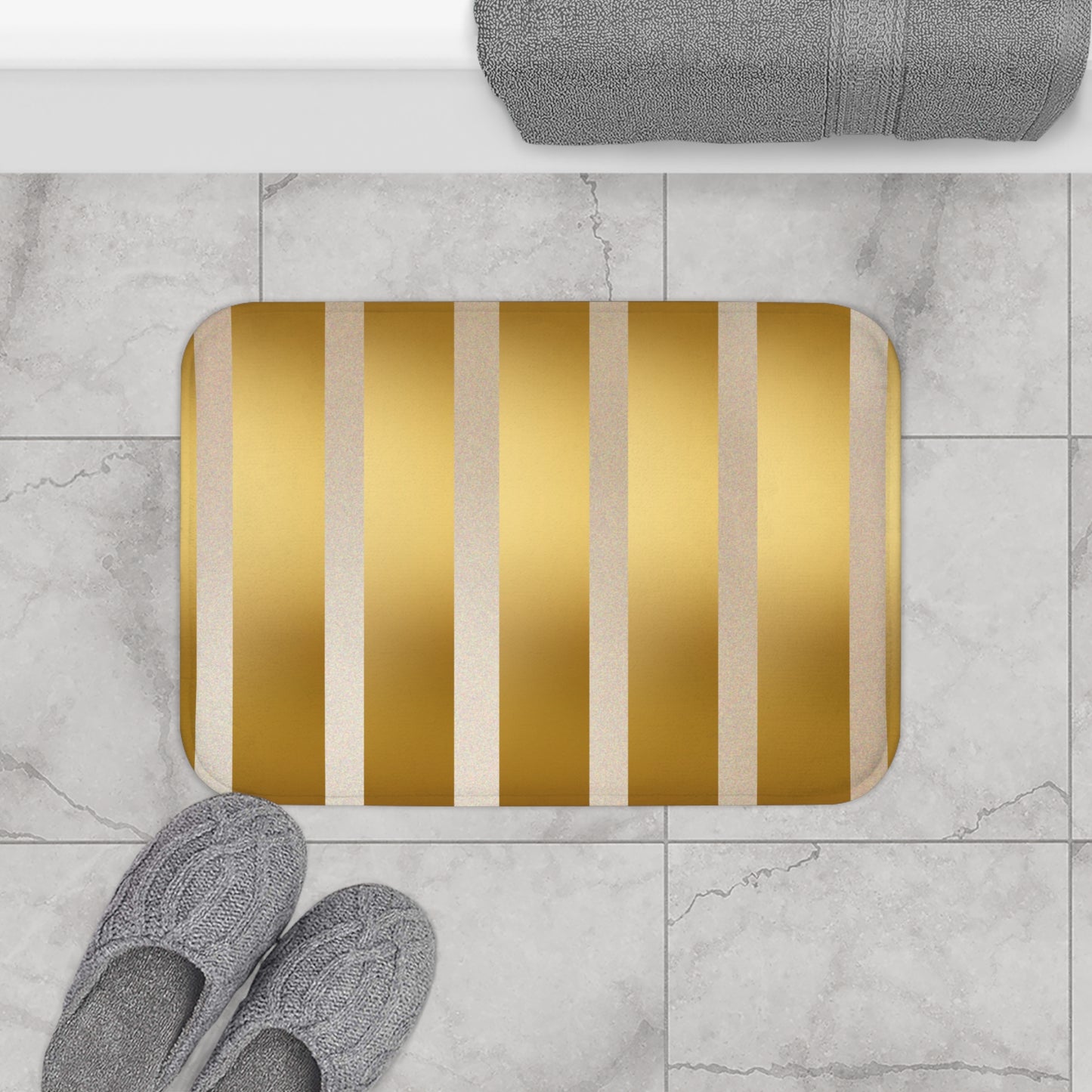 Golden Horizon Bath Mat