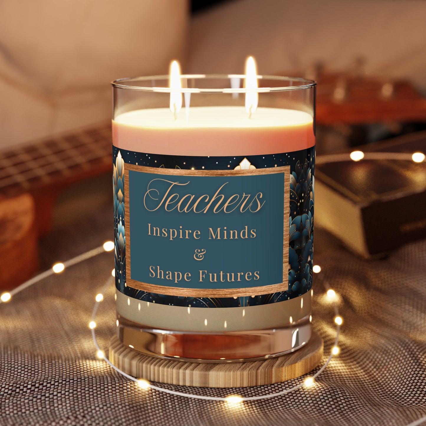 Teachers Scented Candle - Full Glass, 11oz