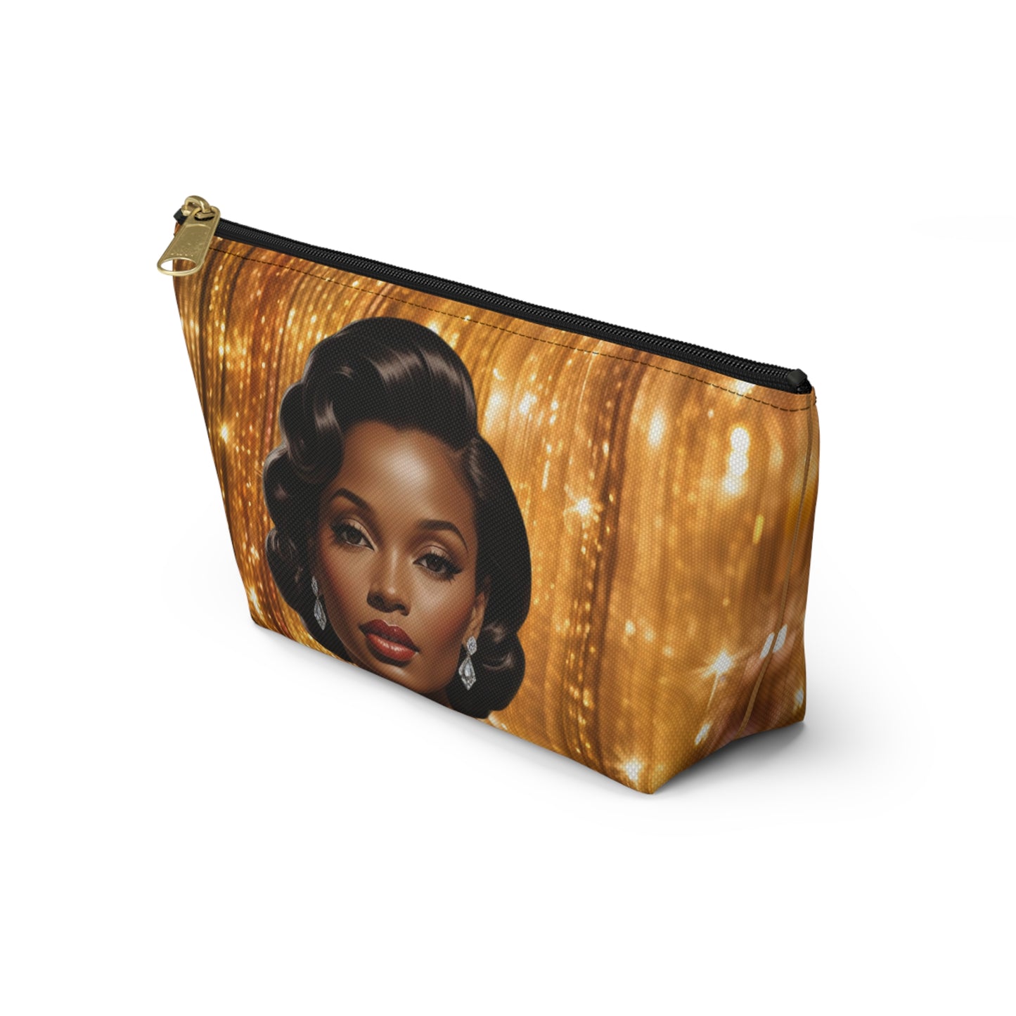 Retro Glam Girl "Diana" Accessory Pouch w T-bottom