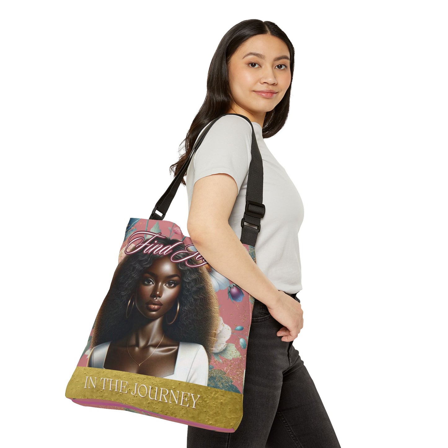 Find Joy 2 Adjustable Tote Bag (AOP)