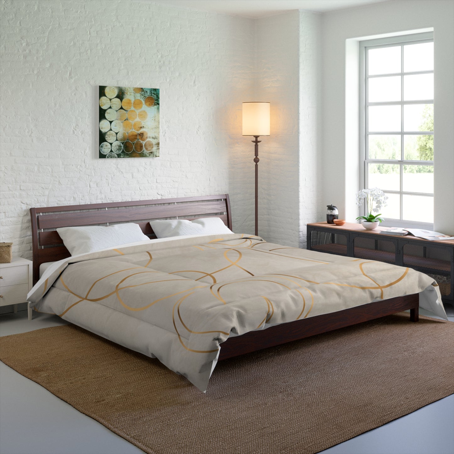 Golden Eclipse Comforter