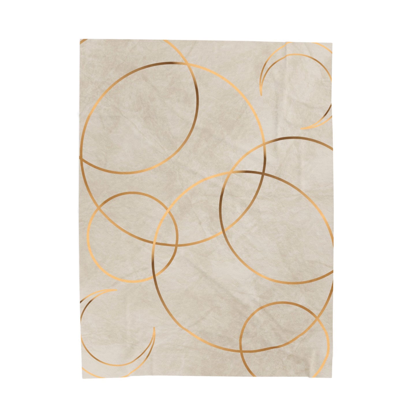 Golden Eclipse Velveteen Plush Blanket