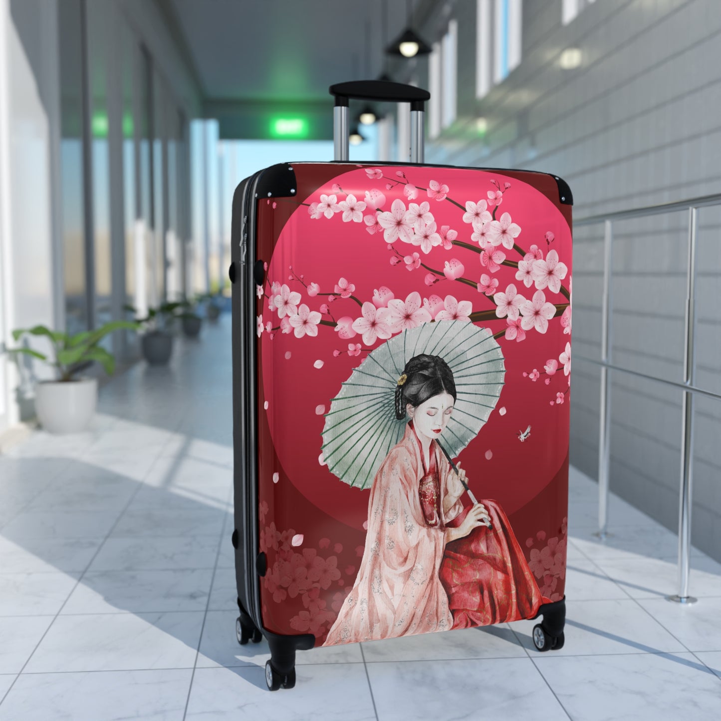 Cherry Blossoms Cherry Moon Suitcase