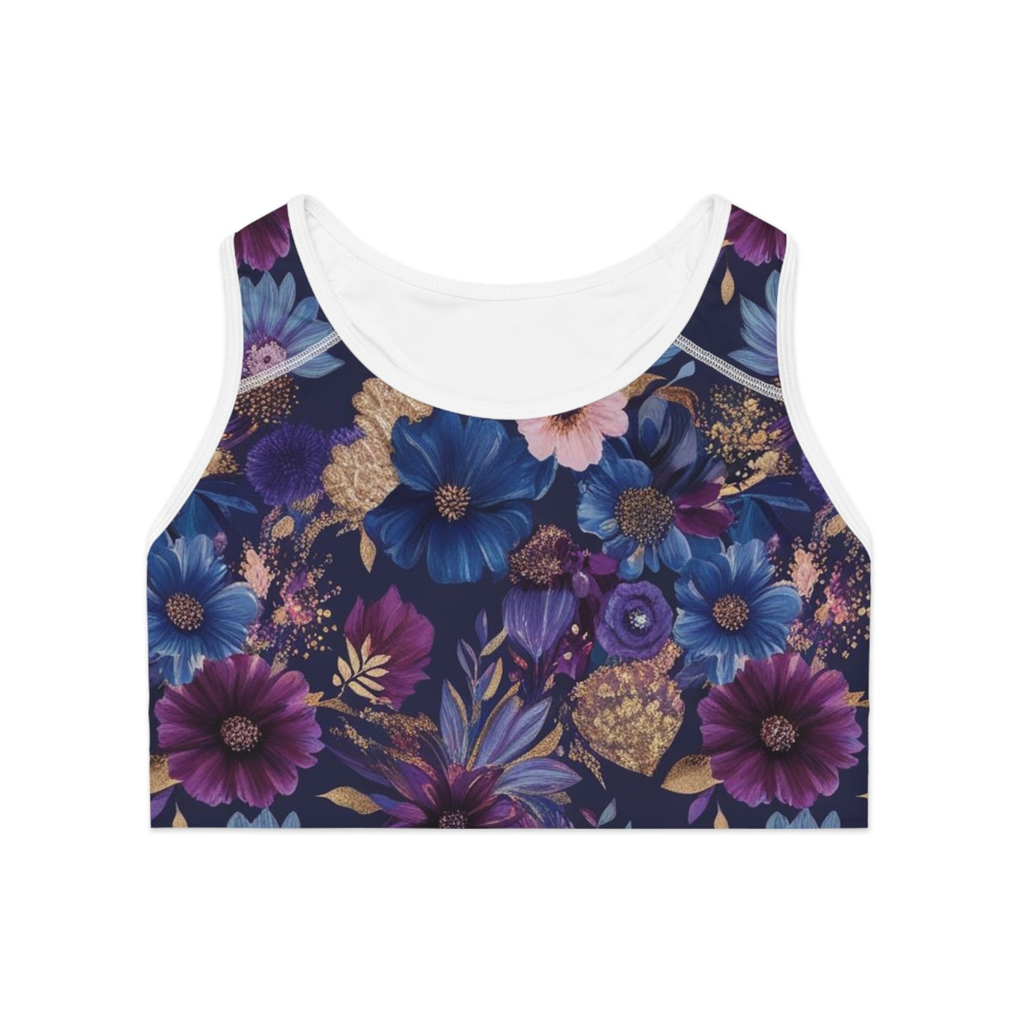 Floral Sports Bra (AOP)
