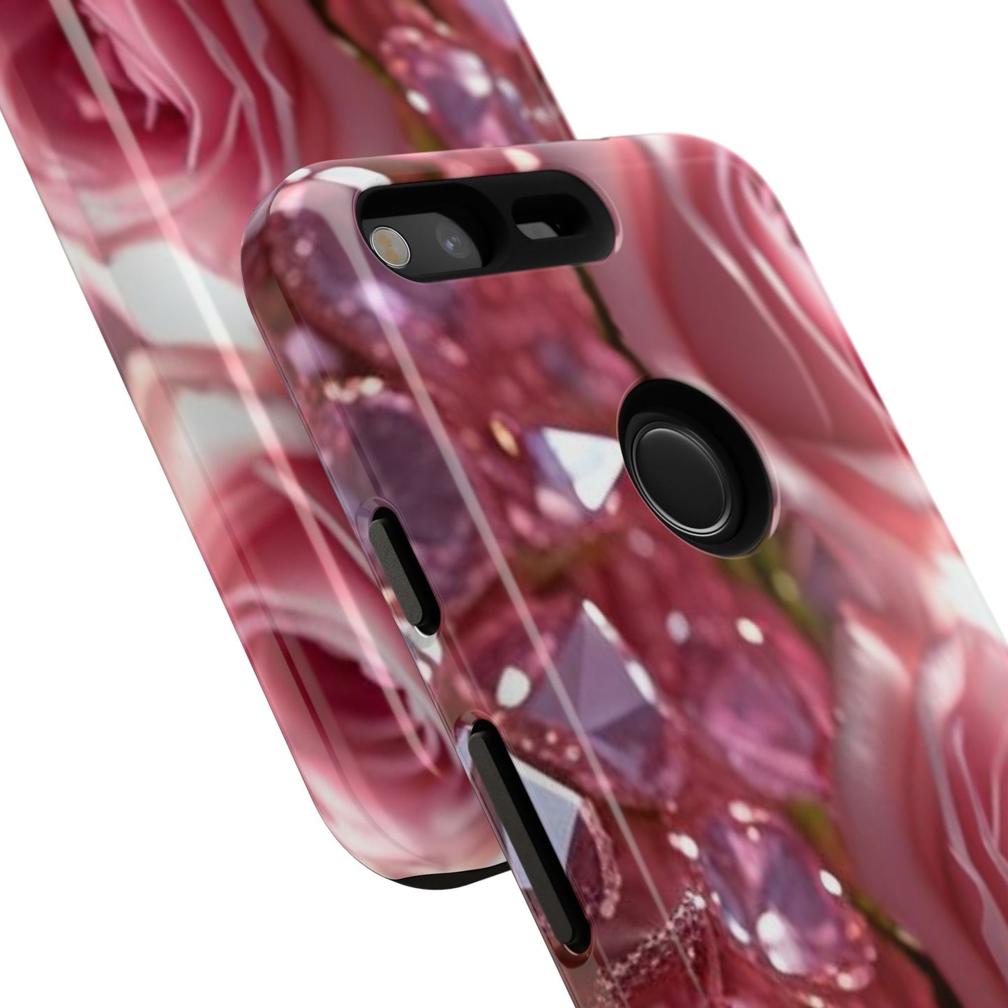Pink Diamonds & Petals Tough Cases