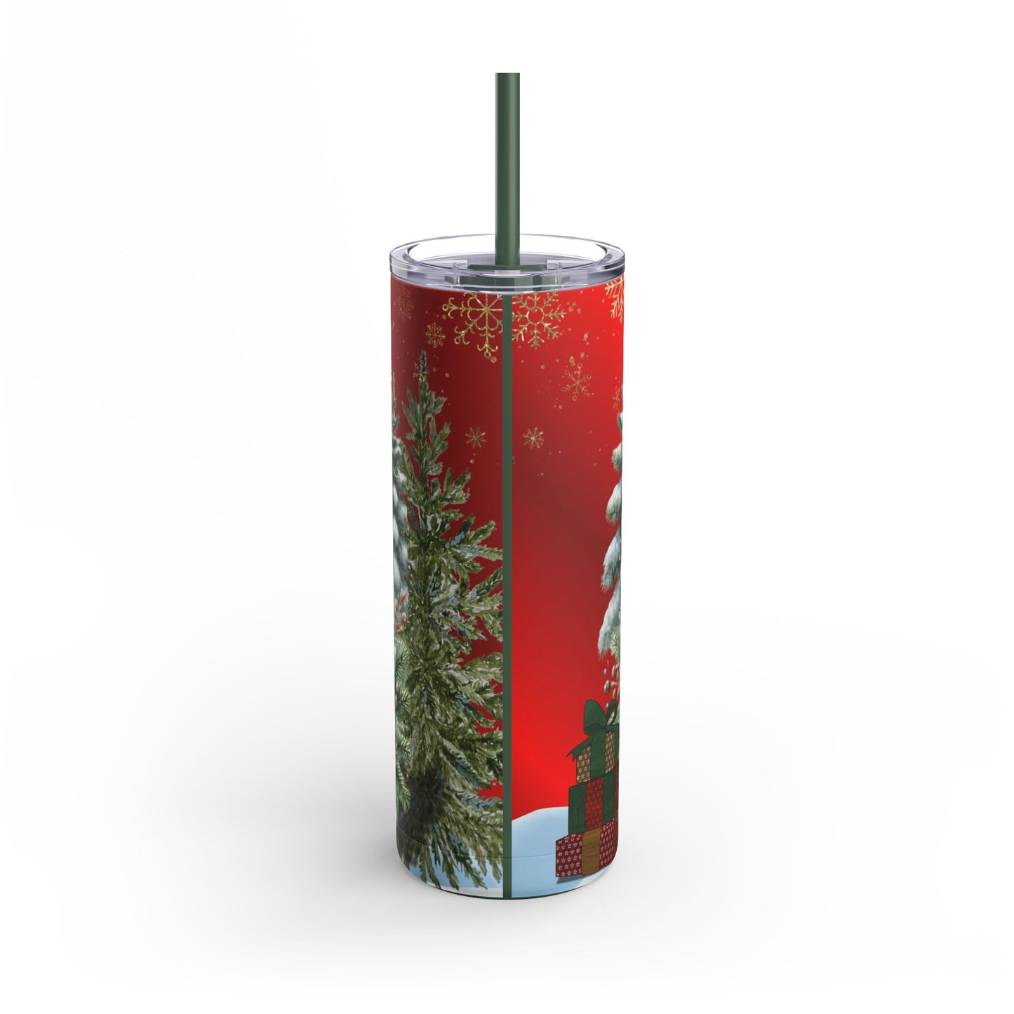 Merry Christmas Maars Maker Skinny Matte Tumbler, 20oz