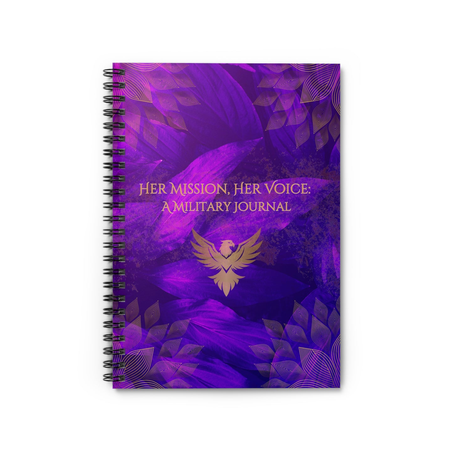 Her Mission, Her Voice Spiral Notebook - Ruled Line