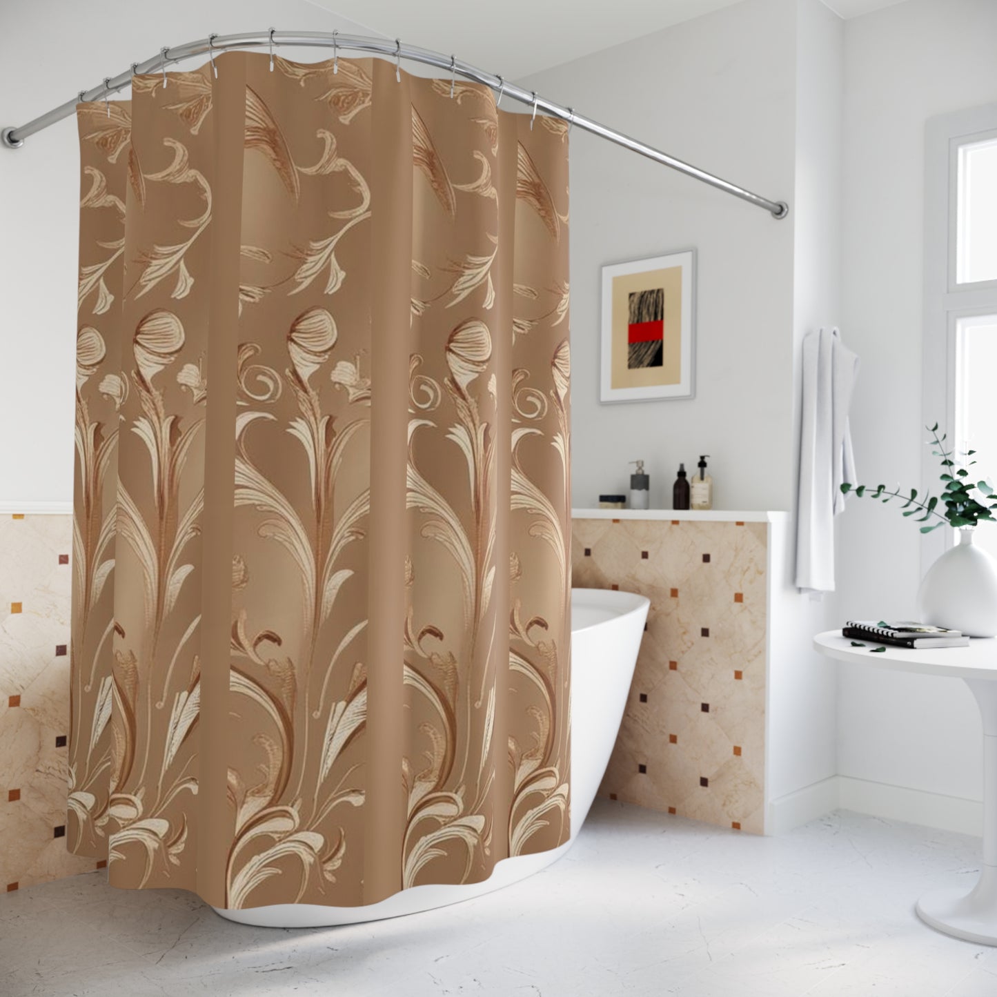 Mocha Bliss Shower Curtains