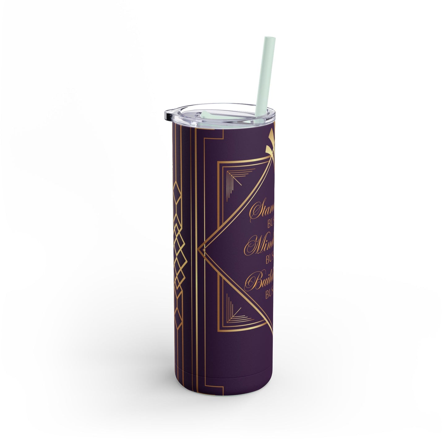 Business 2 (Purple) Maars Maker Skinny Matte Tumbler, 20oz