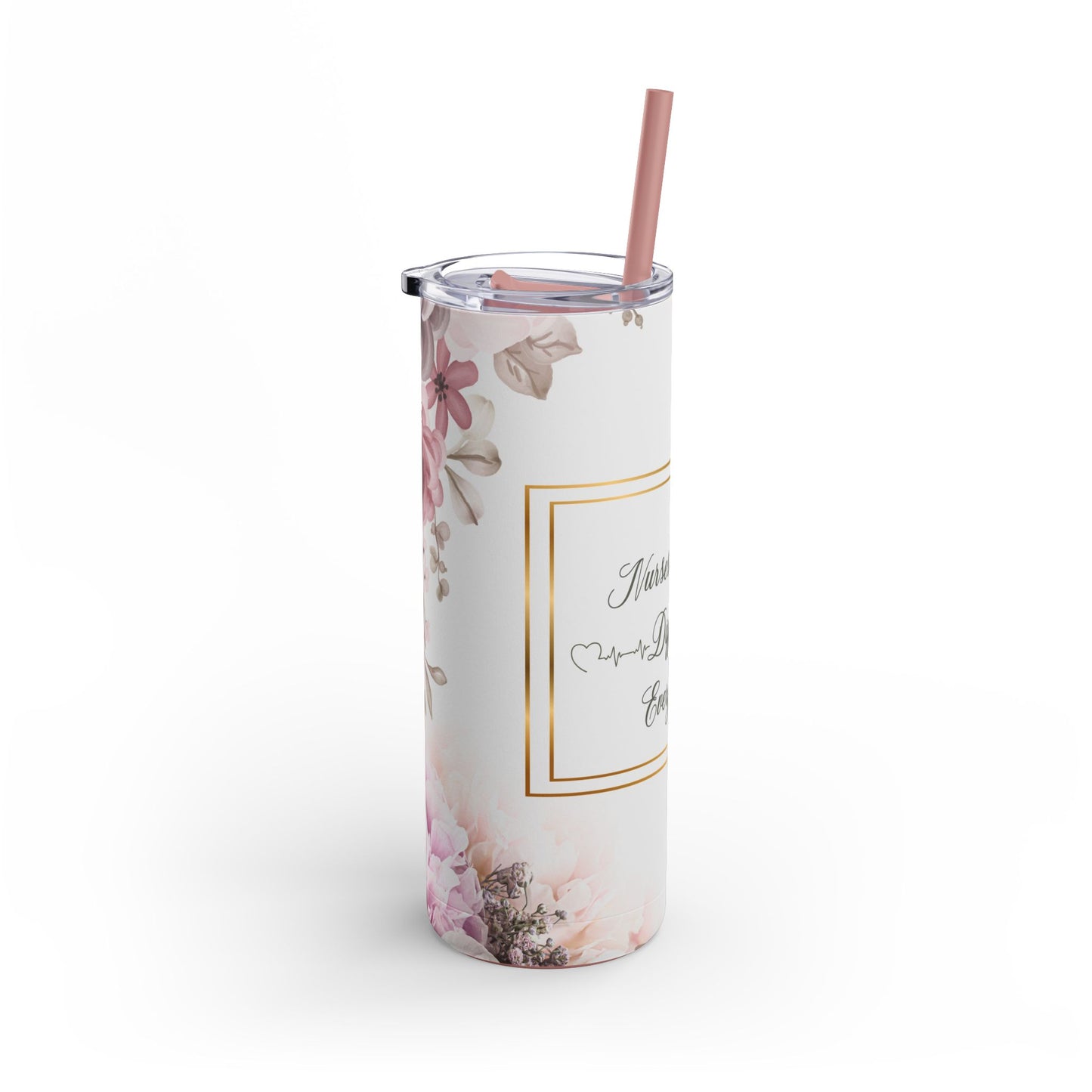 Nurses Make a Difference Maars Maker Skinny Matte Tumbler, 20oz