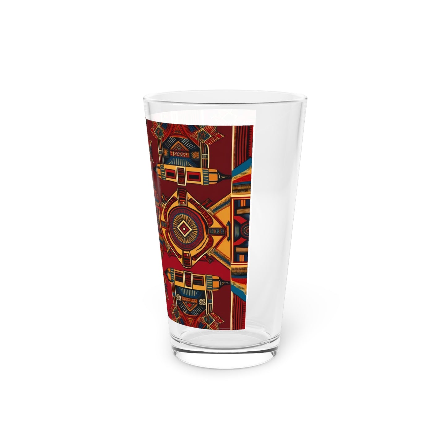 African Canvas 1 Pint Glass, 16oz