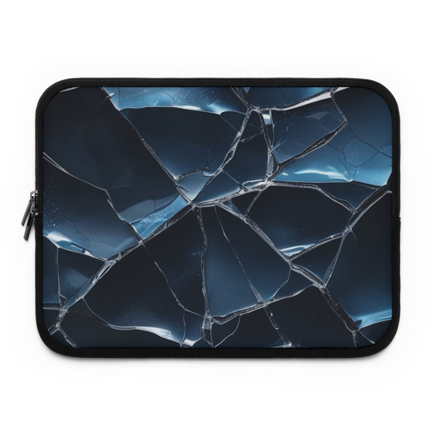 Crack'd (Dark Blue) Laptop Sleeve