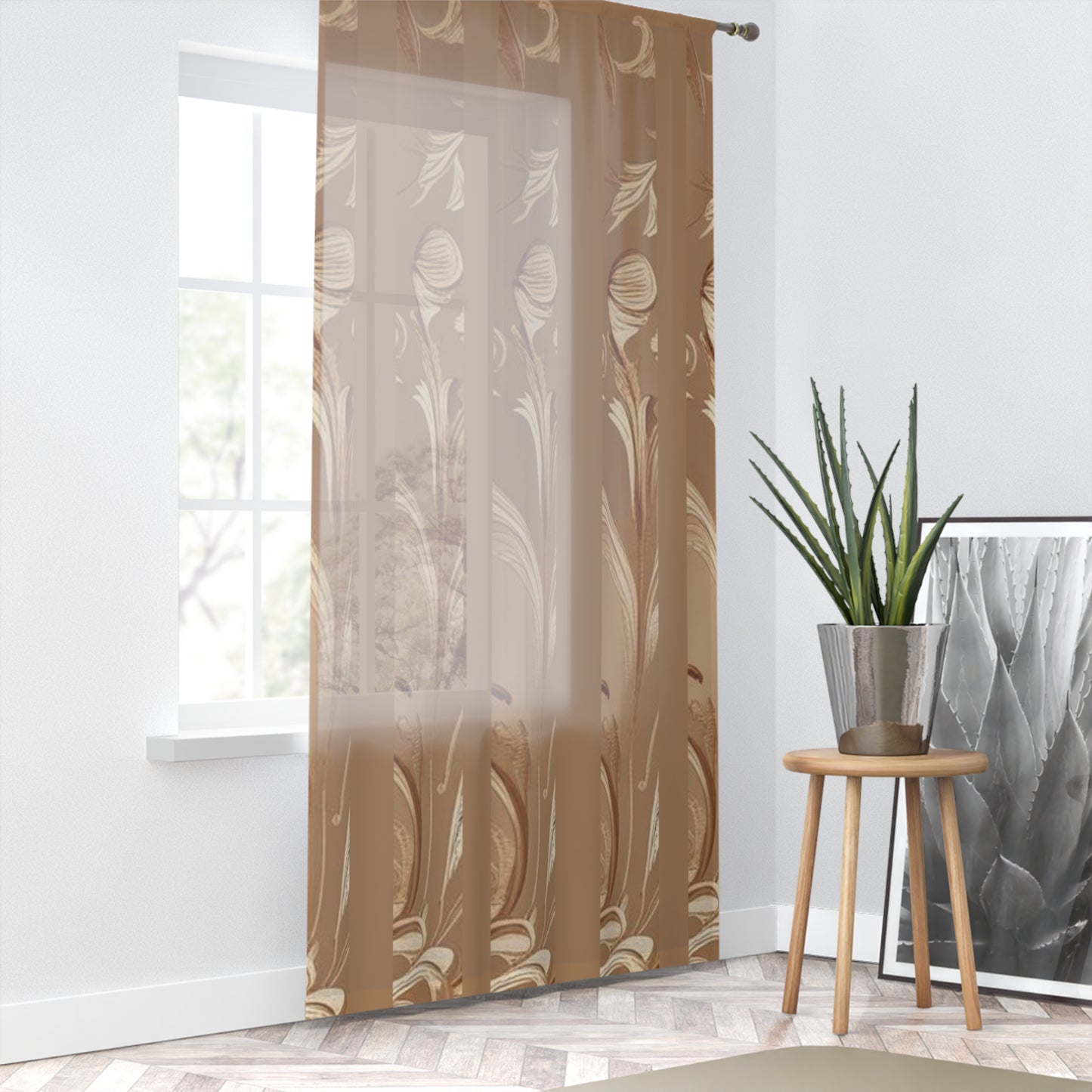 Mocha Bliss Window Curtain