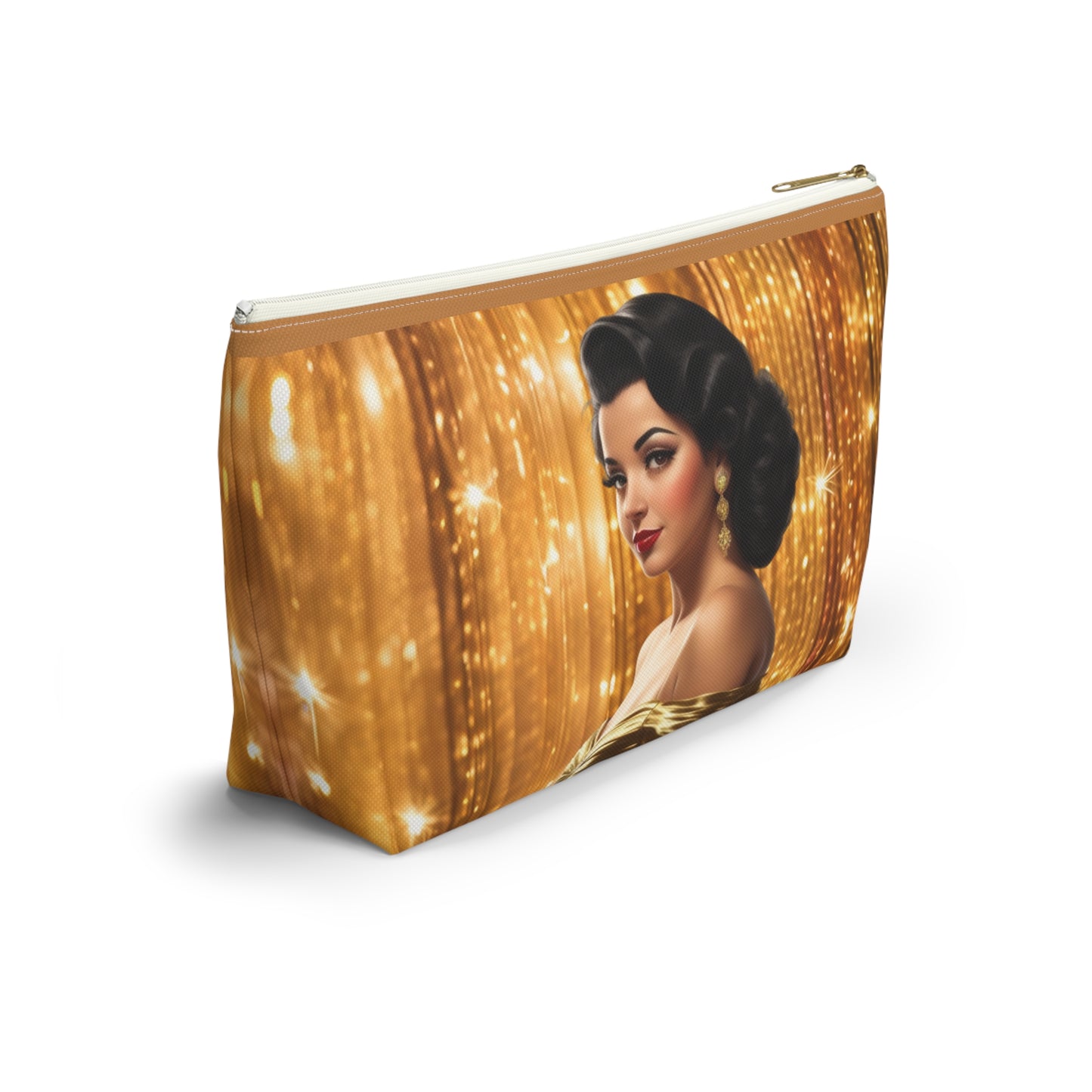Retro Glam Girl "Ana Maria" Accessory Pouch w T-bottom