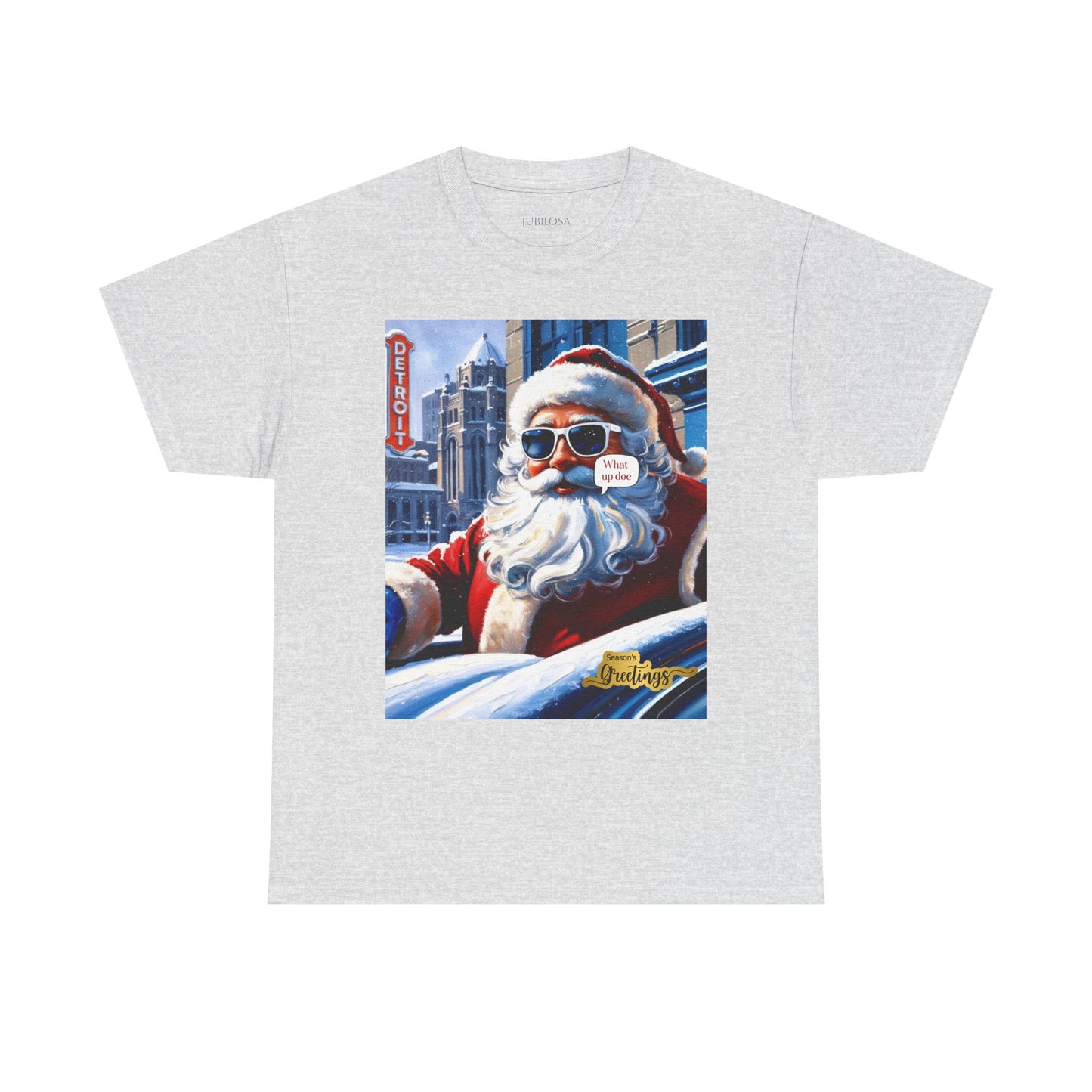 Motor City Santa Unisex Heavy Cotton Tee