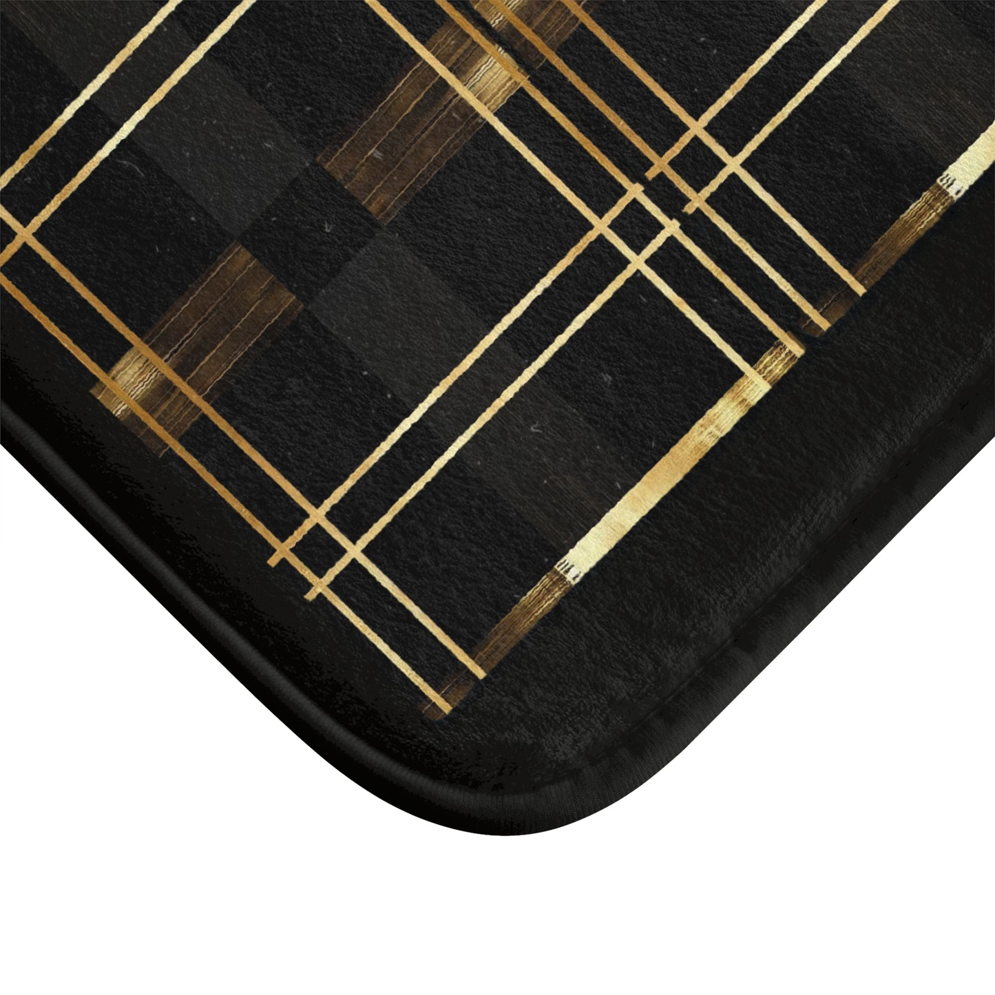 Noir & Gold Glam Bath Mat