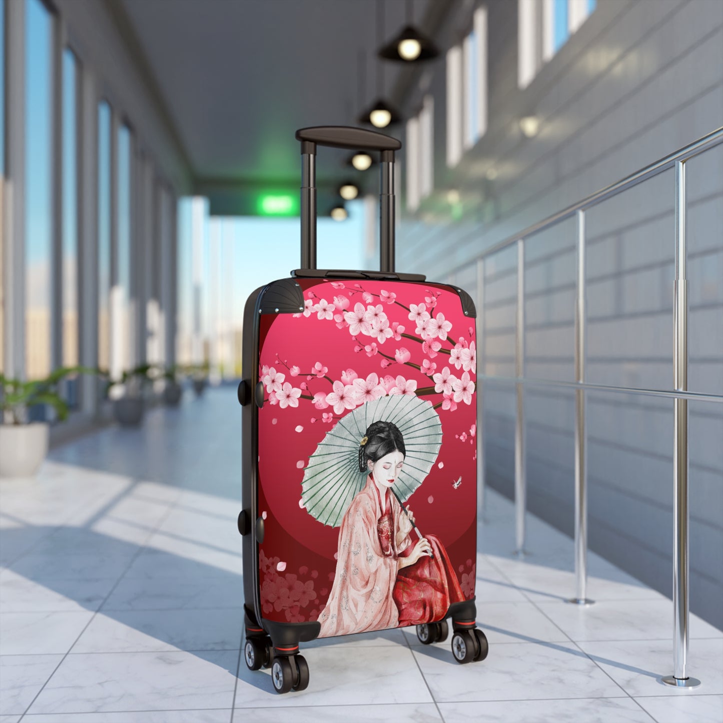 Cherry Blossoms Cherry Moon Suitcase