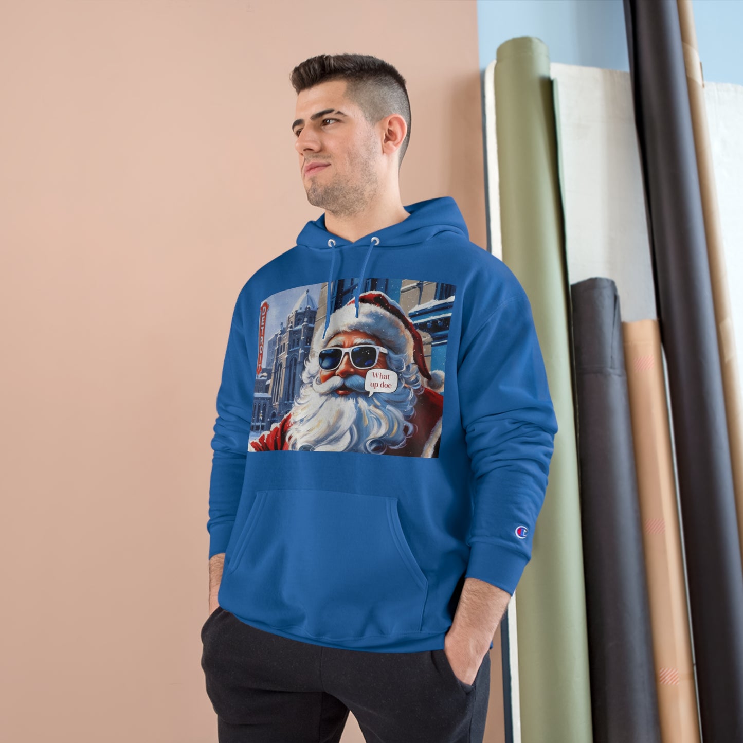 Motor City Santa Champion Hoodie