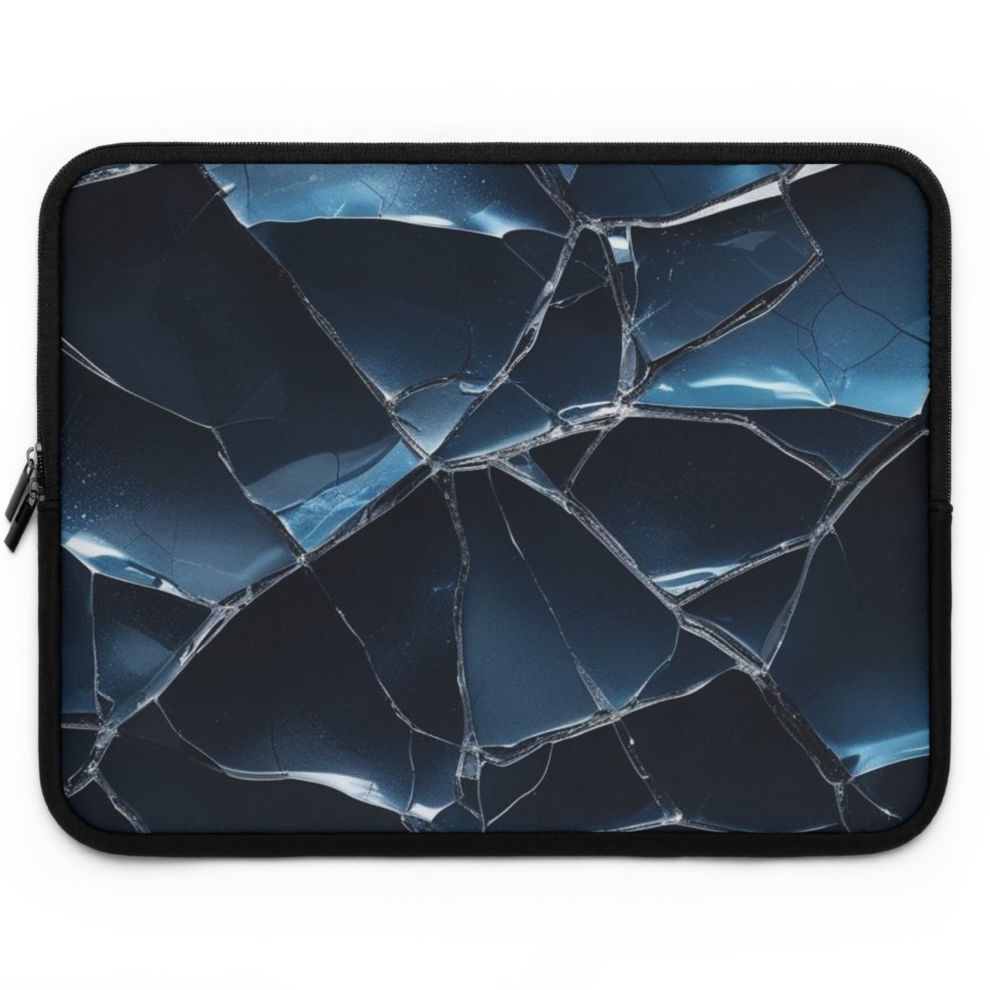 Crack'd (Dark Blue) Laptop Sleeve