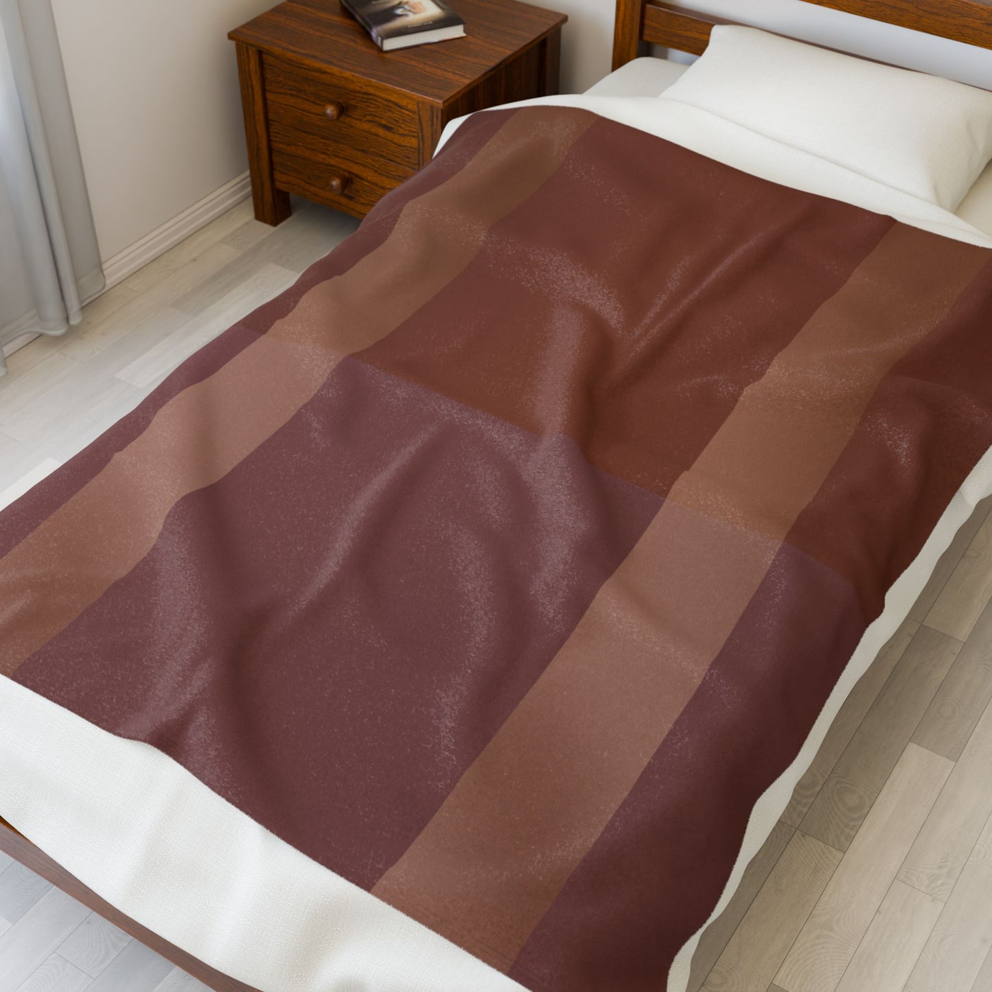 Down to Earth Tone Velveteen Plush Blanket