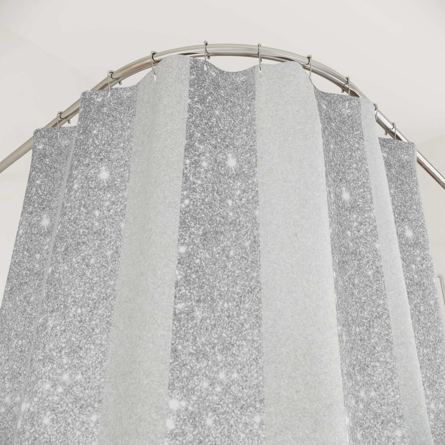 Stardust Gray Shower Curtains