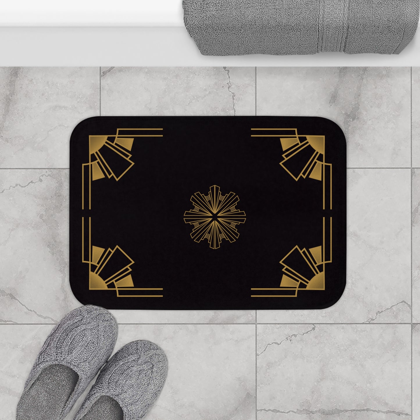 Midnight Luxe (Ebony) Bath Mat