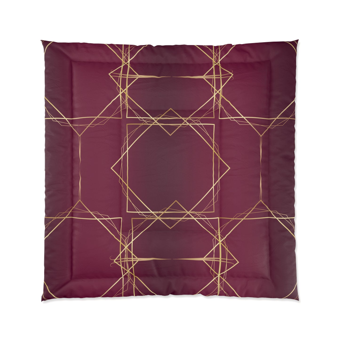 Gilded Elegance (Burgundy) Comforter