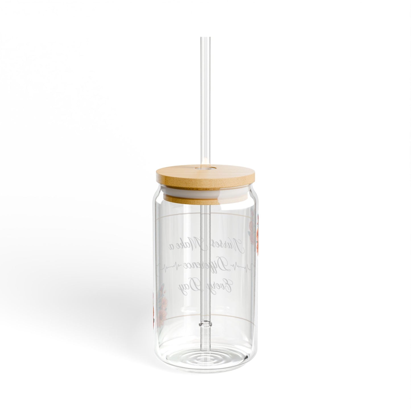 Nurses Make a Difference 2 Sipper Glass, 16oz
