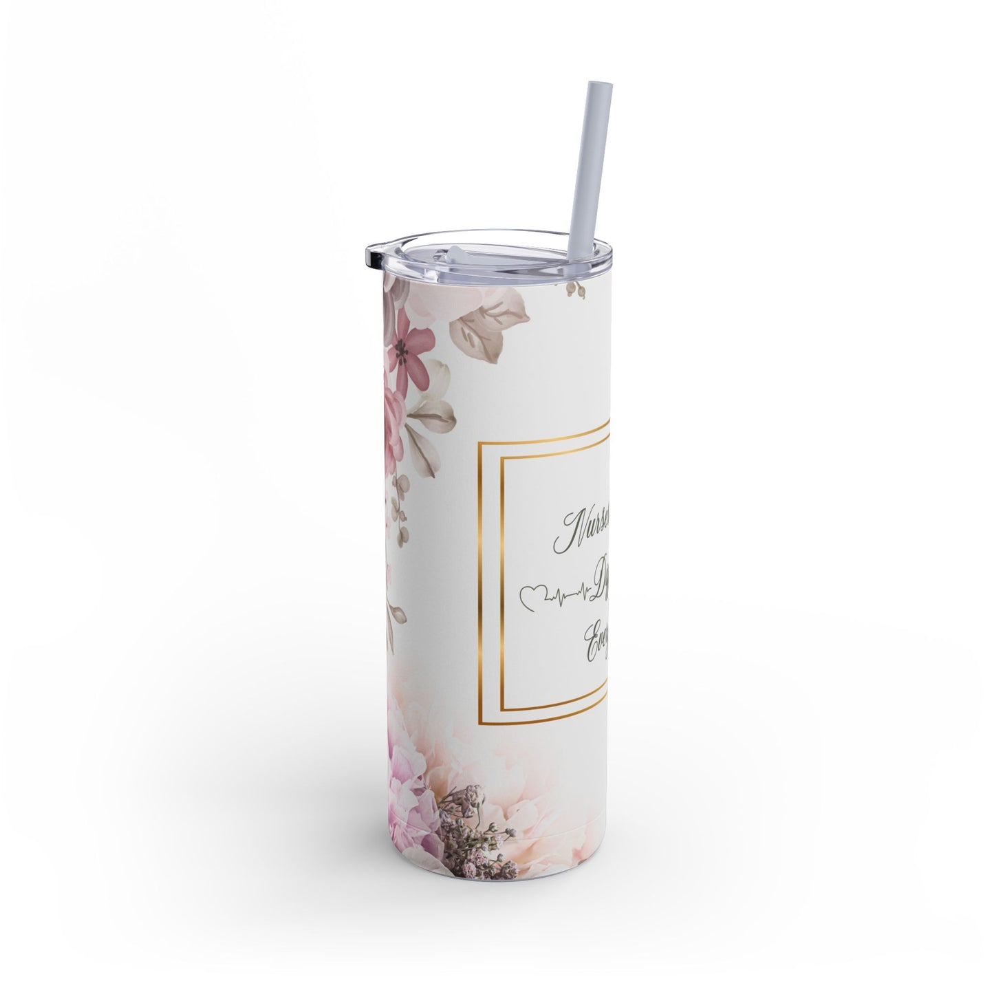 Nurses Make a Difference Maars Maker Skinny Matte Tumbler, 20oz