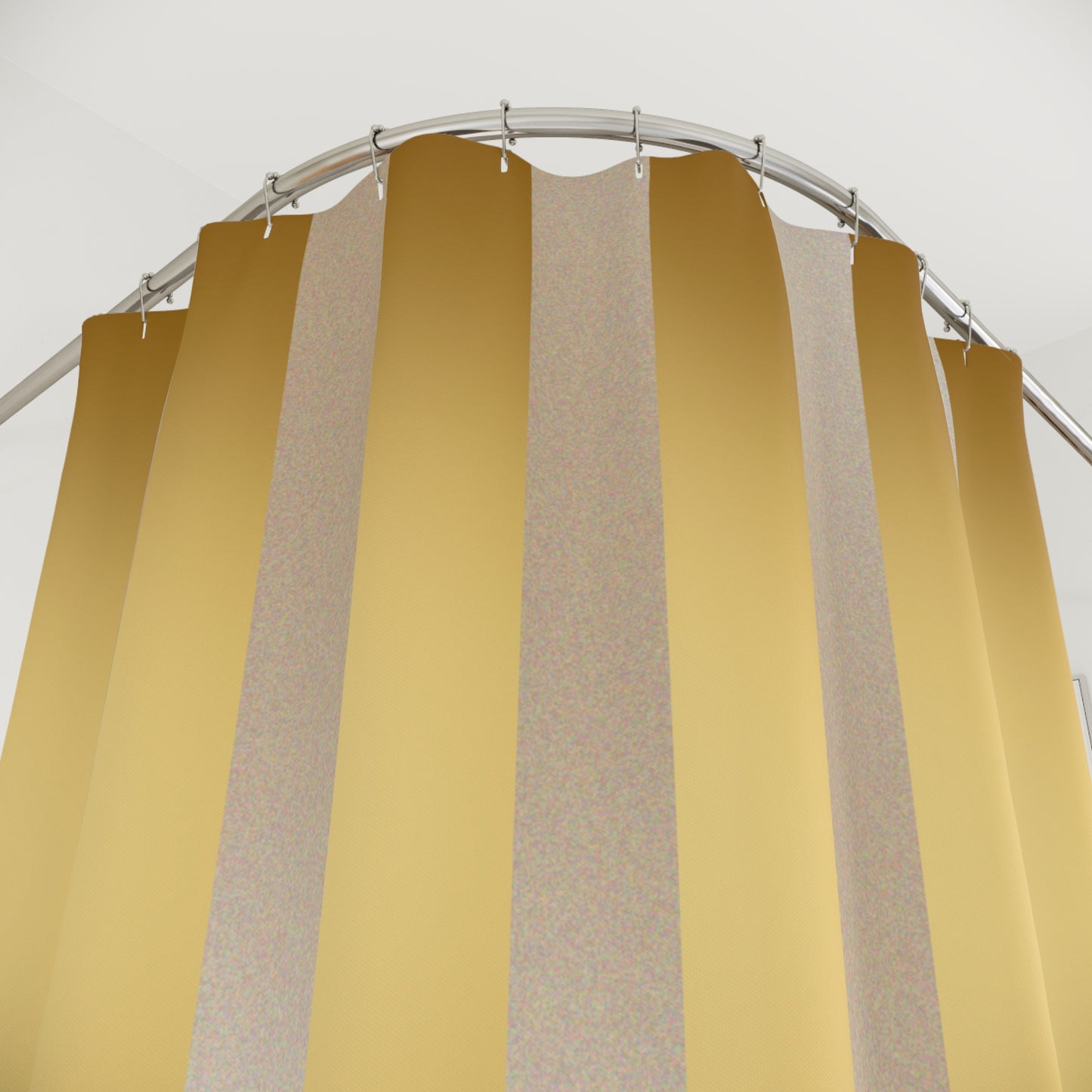 Golden Horizon Shower Curtains