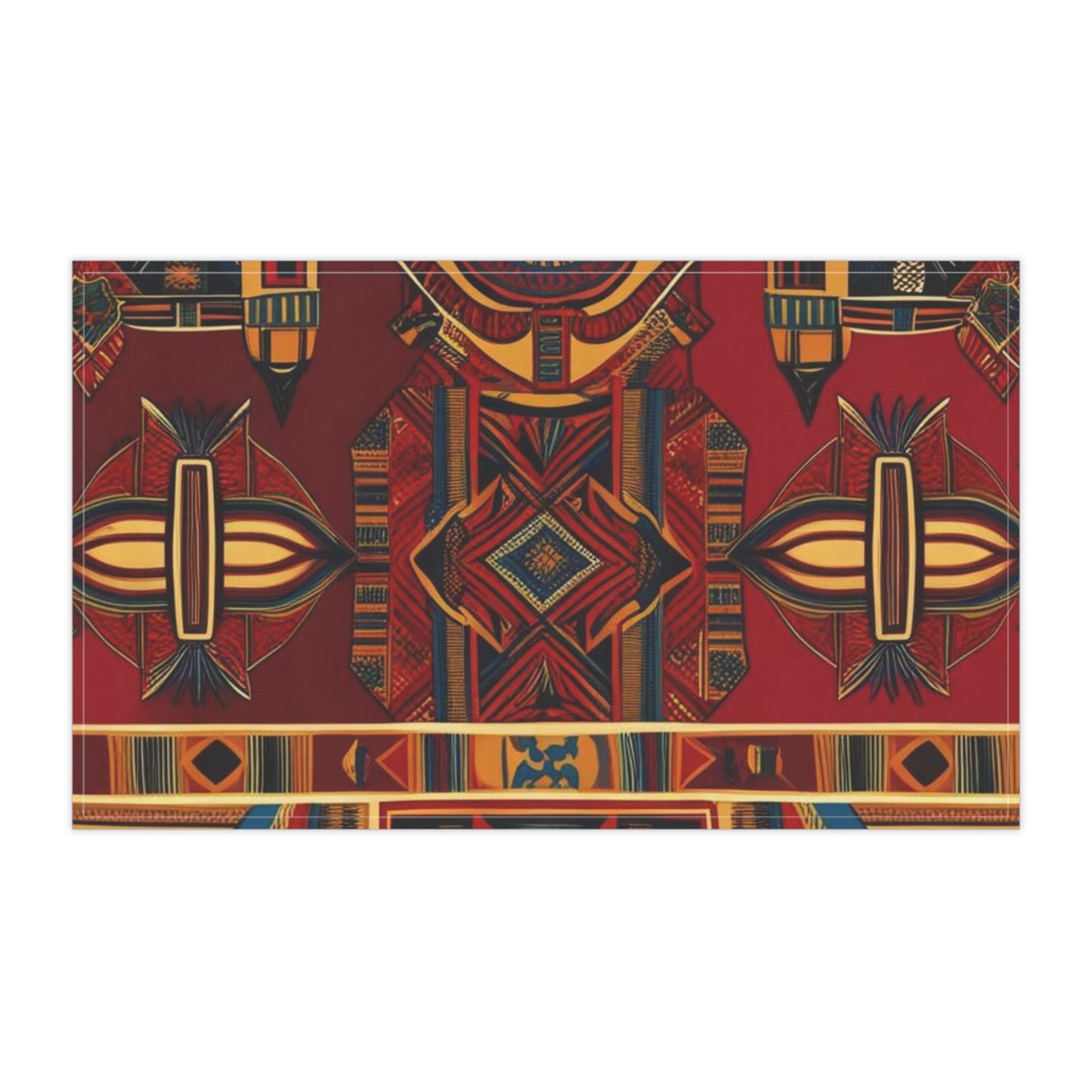 African Canvas 1 Tea Towels (cotton, poly)