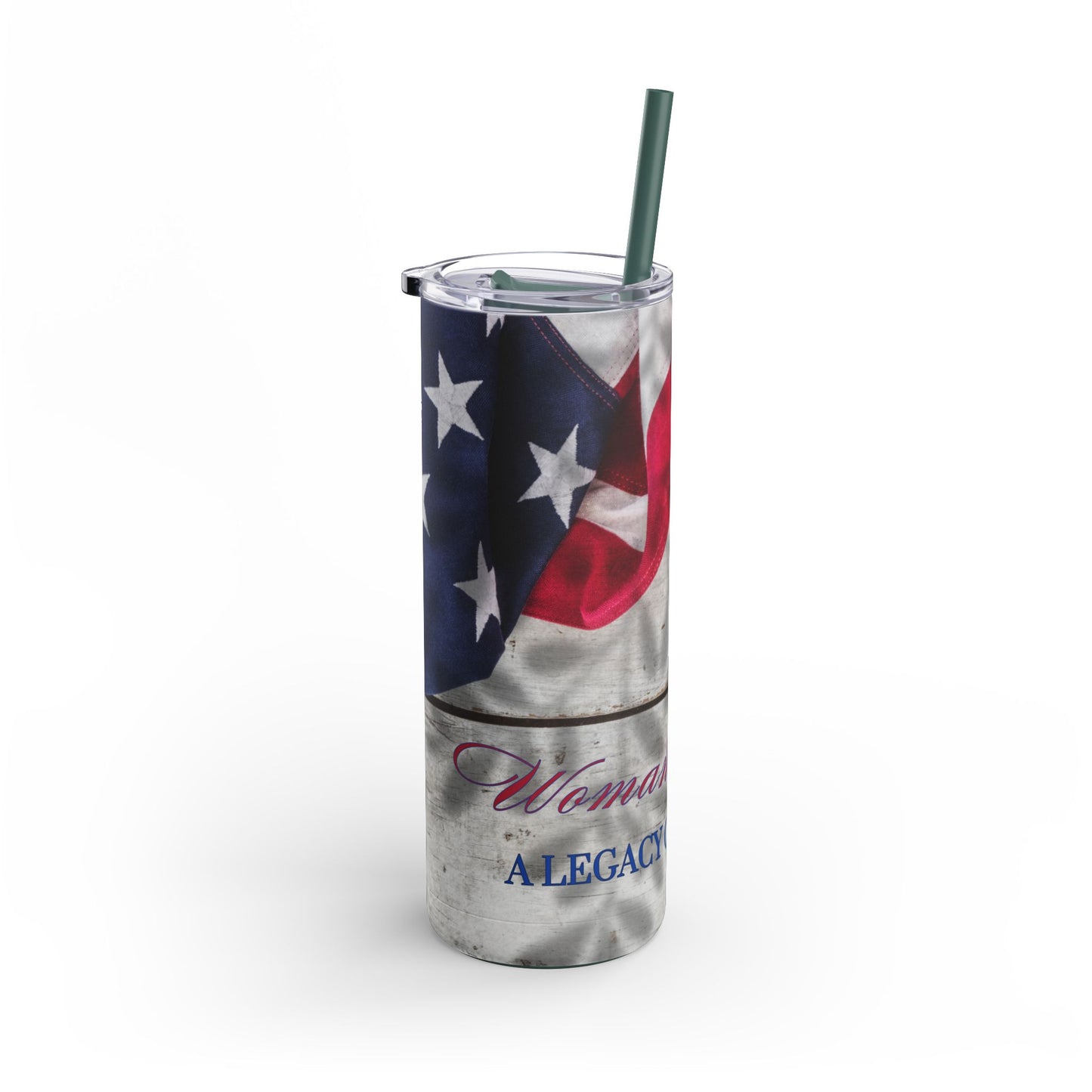 Woman Veteran Maars Maker Skinny Matte Tumbler, 20oz