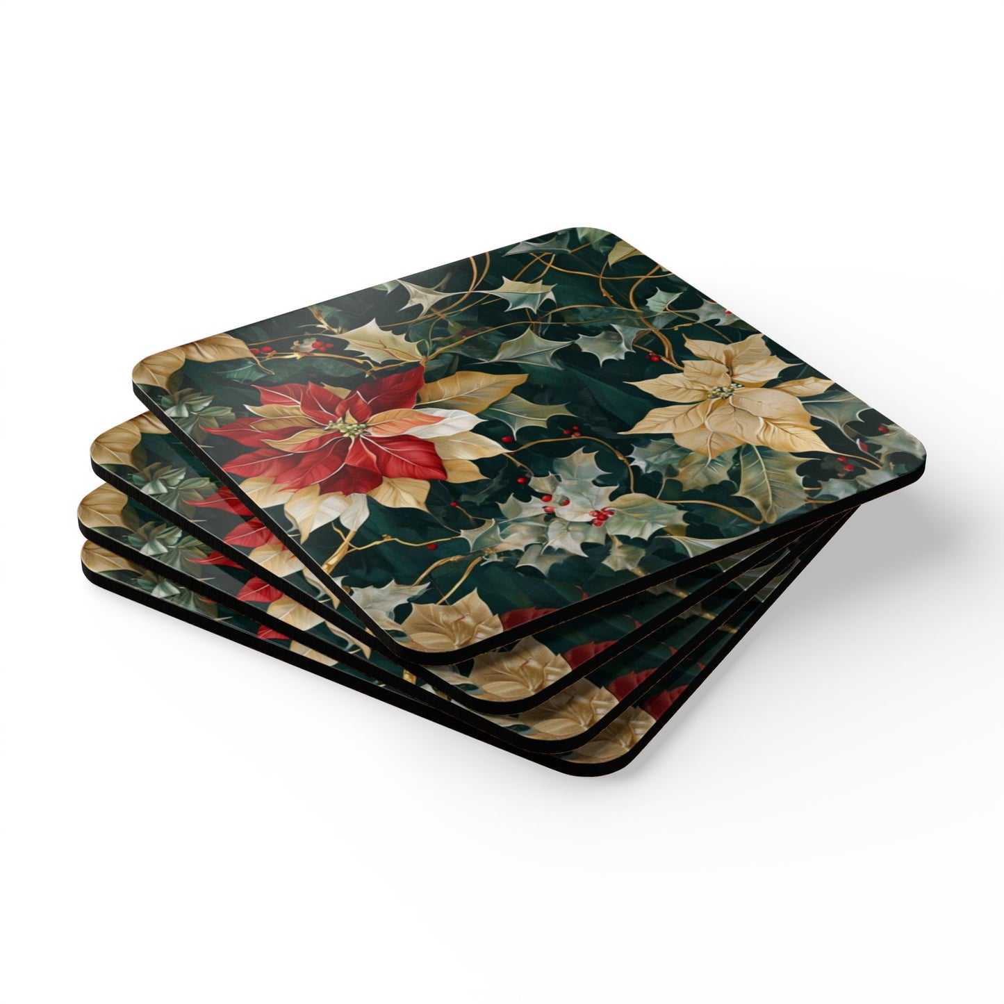 Berries & Bliss Corkwood Coaster Set