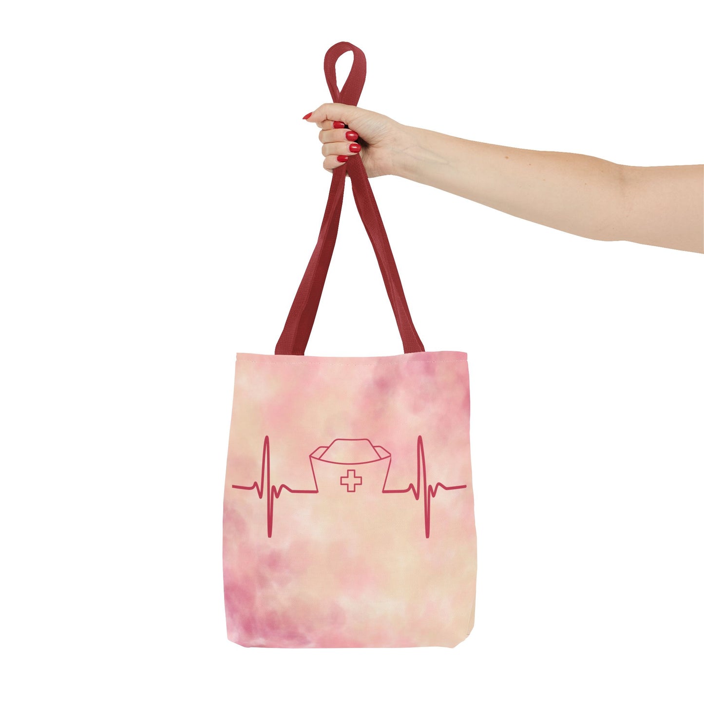 Nurse Heartbeat Tote Bag (AOP)