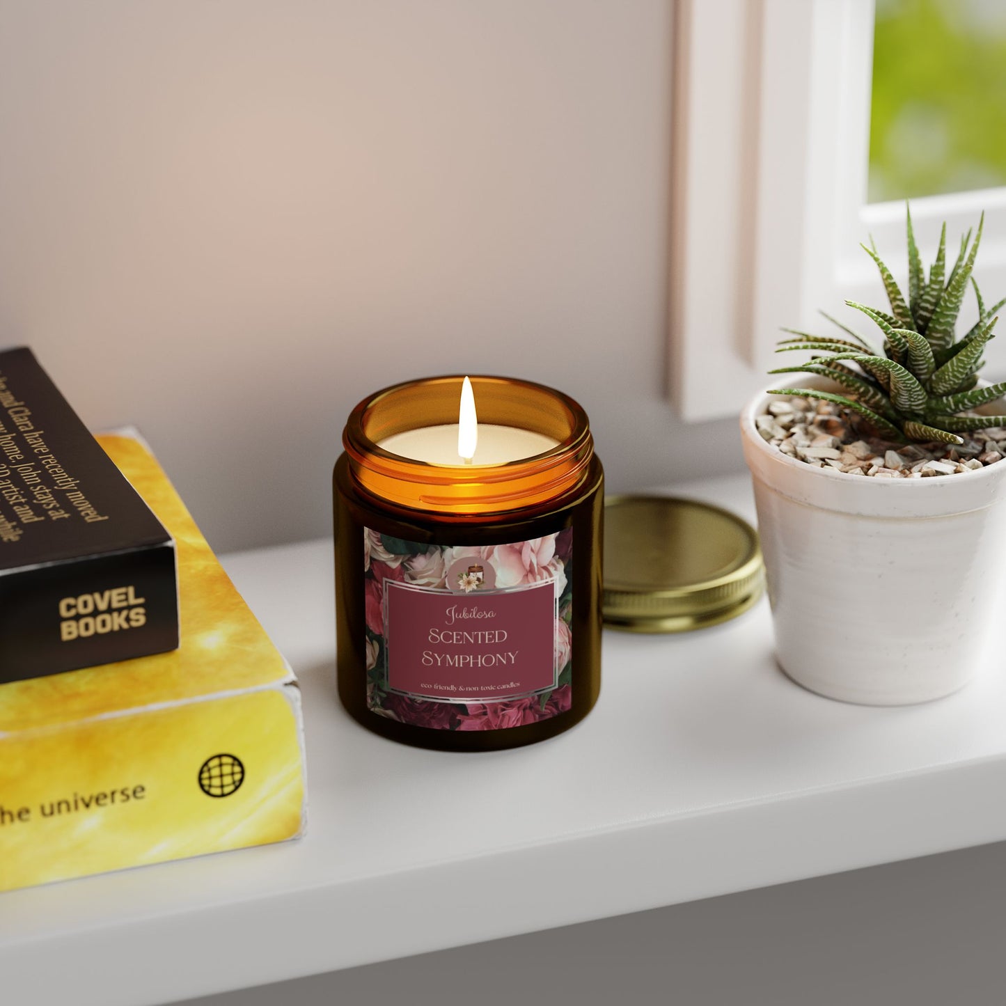 Scented Symphony Coconut Apricot Candle Collection (4oz, 9oz)