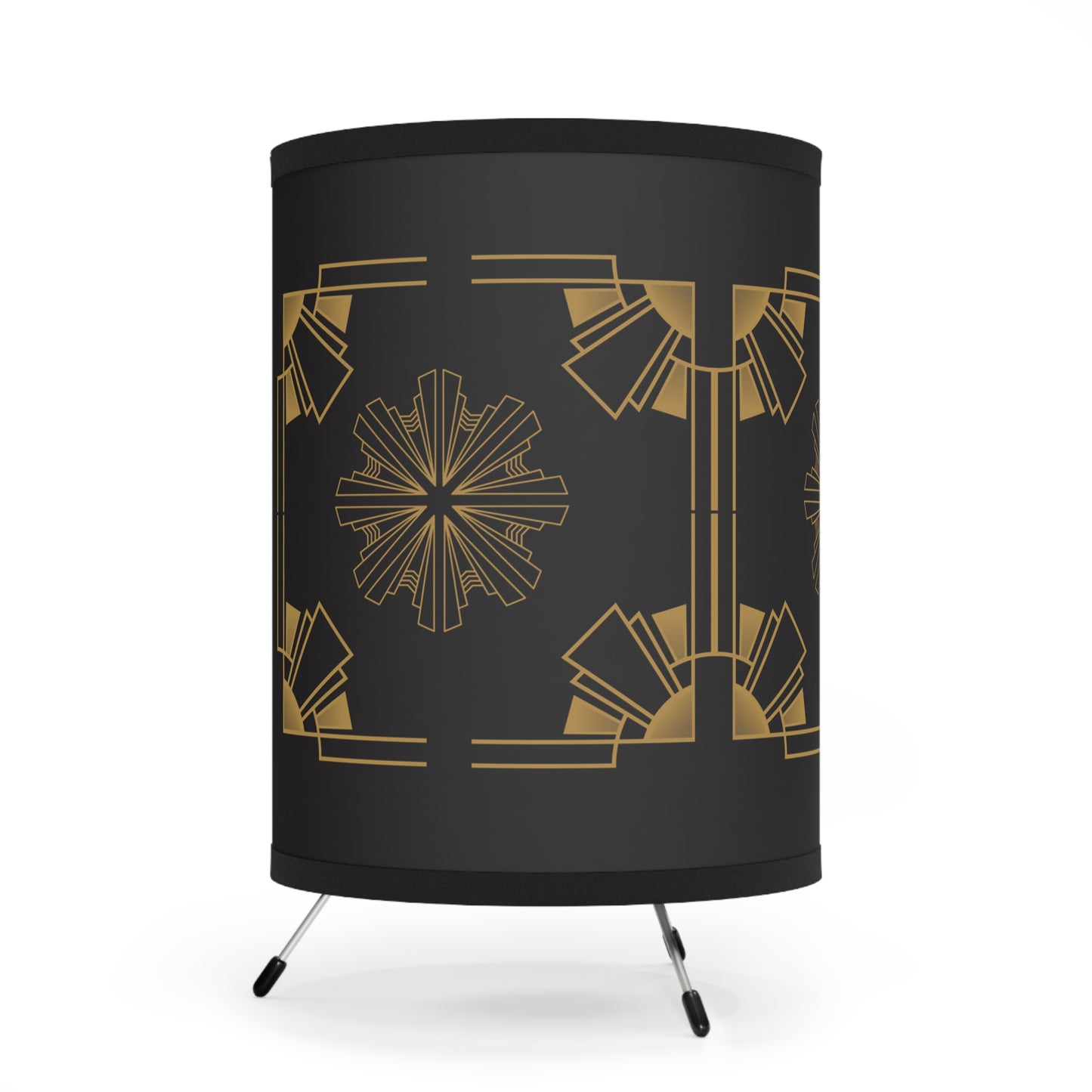 Midnight Luxe (Ebony) Tripod Lamp