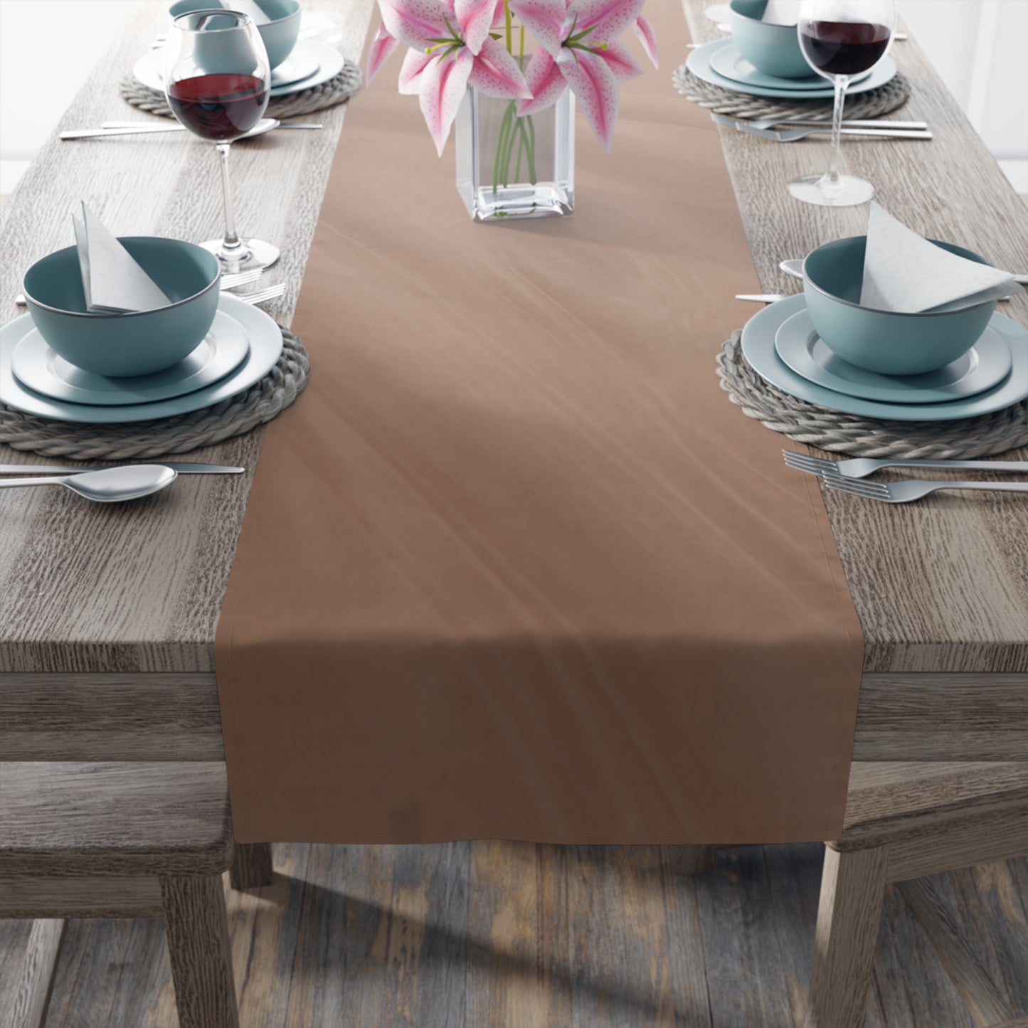 Mocha Bliss Table Runner (Cotton, Poly)