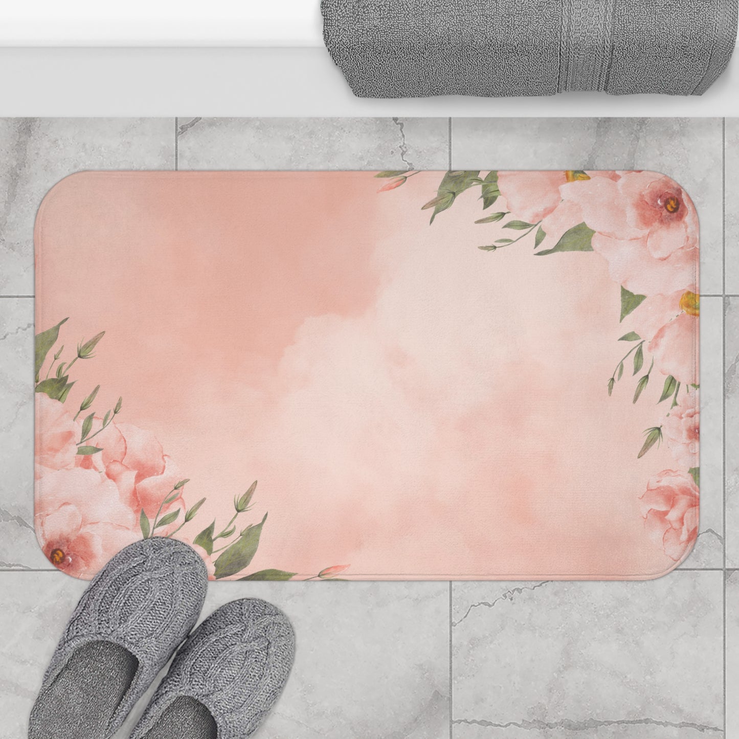 Peachy Keen Bath Mat