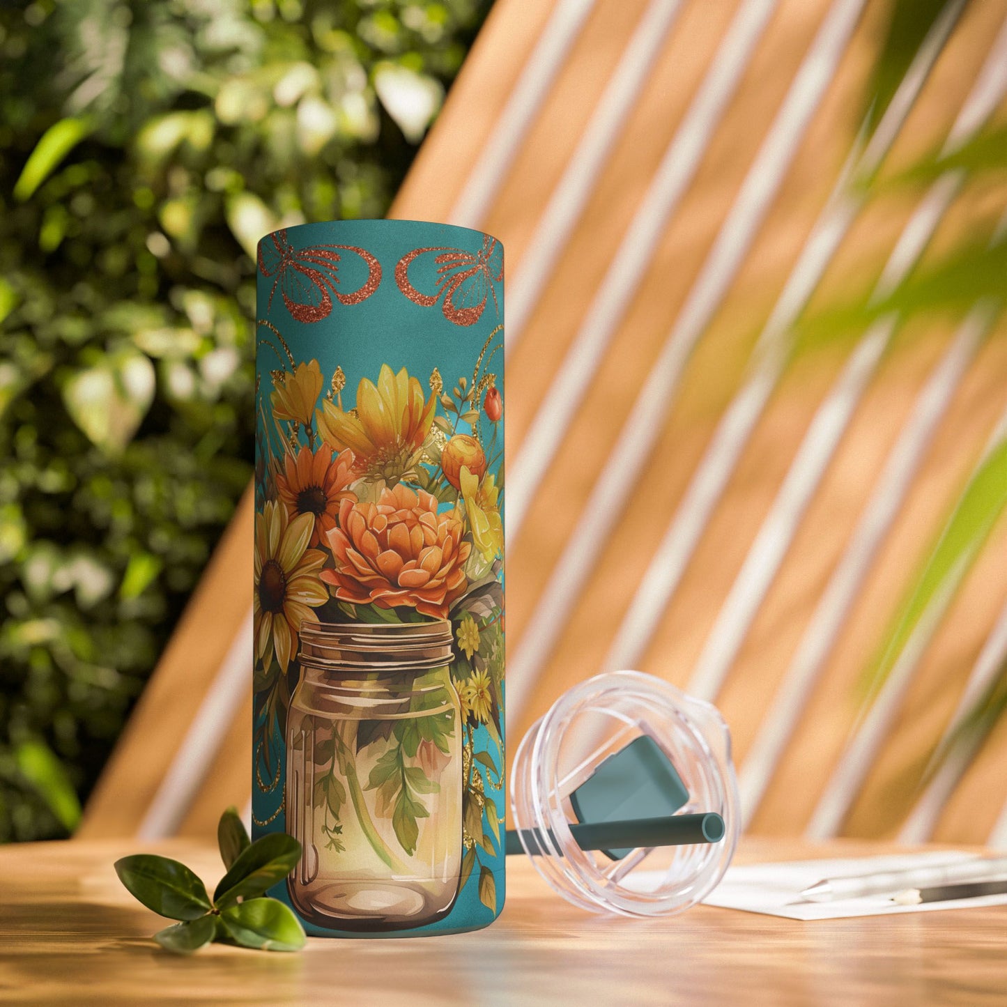 In Bloom Maars Maker Skinny Matte Tumbler, 20oz