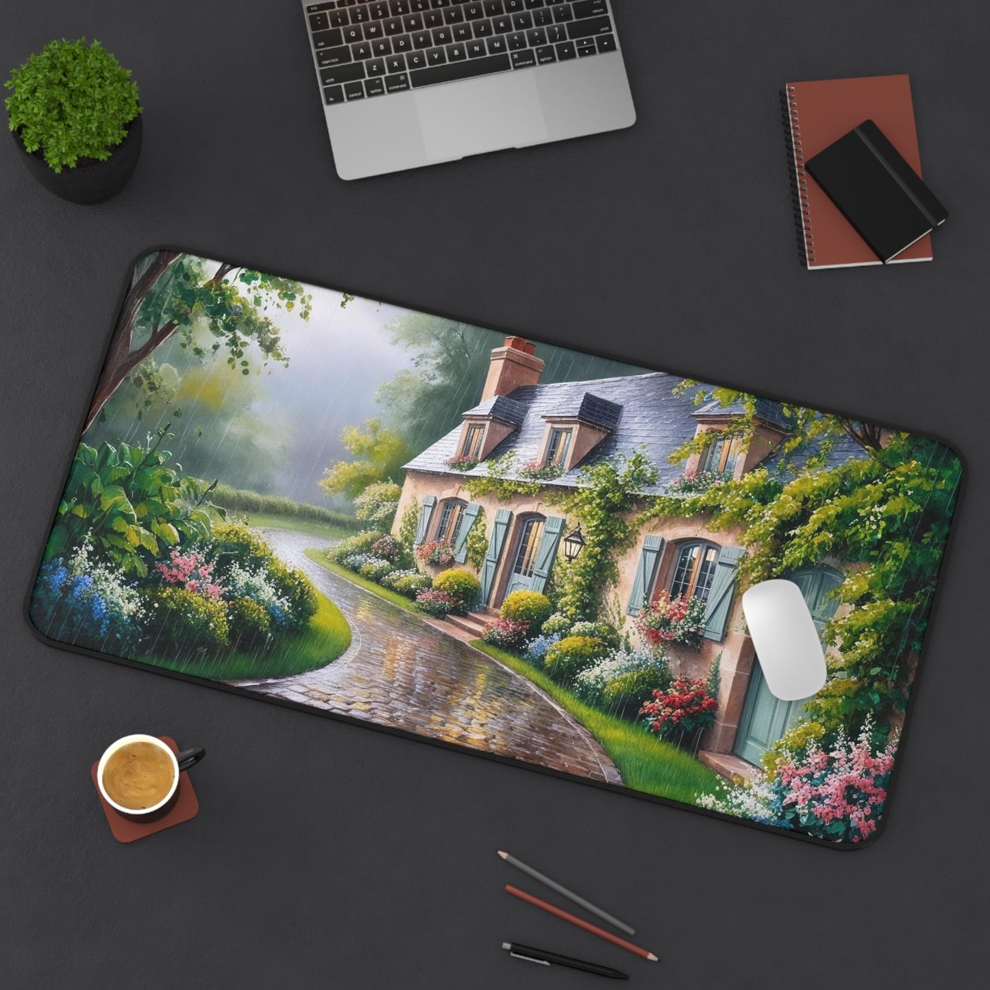 Cozy Day In Desk Mat