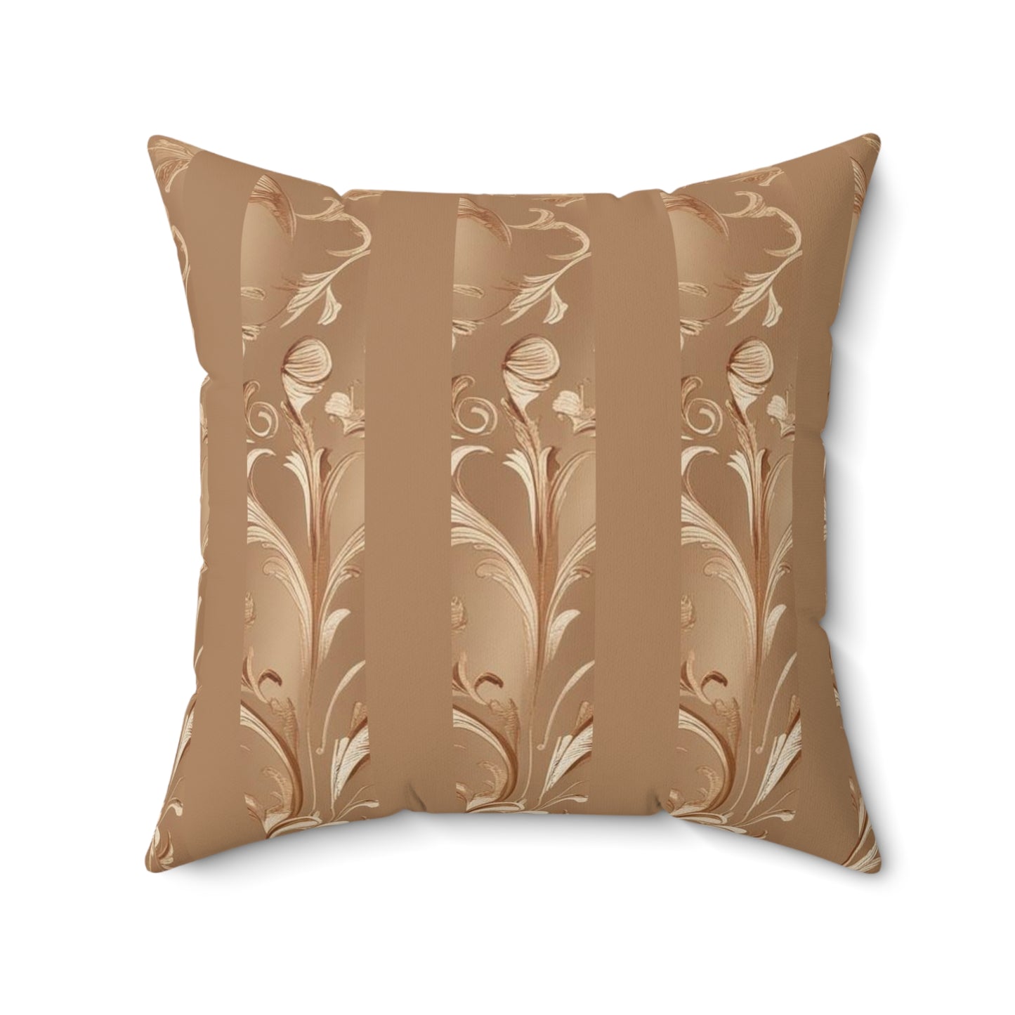 Mocha Bliss Spun Polyester Square Pillow