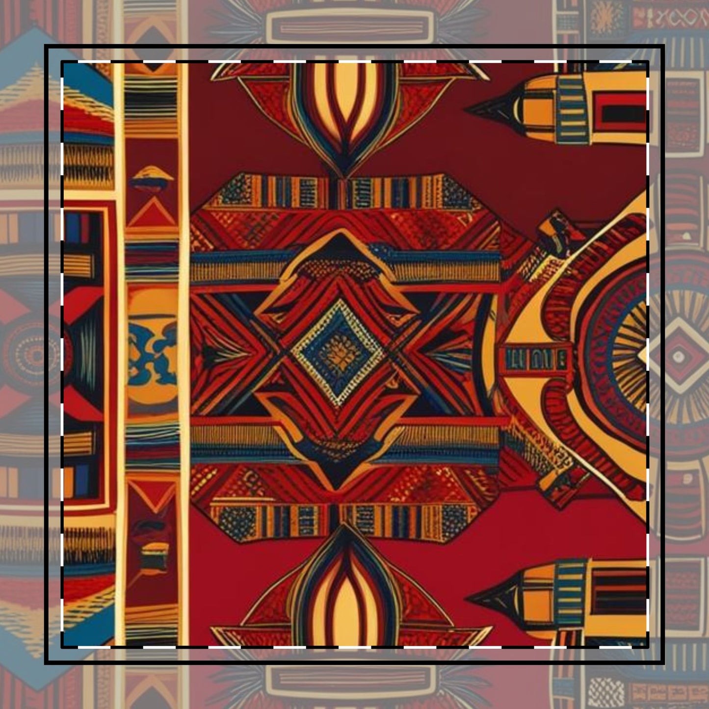 African Canvas 1 Cotton Twill Napkin