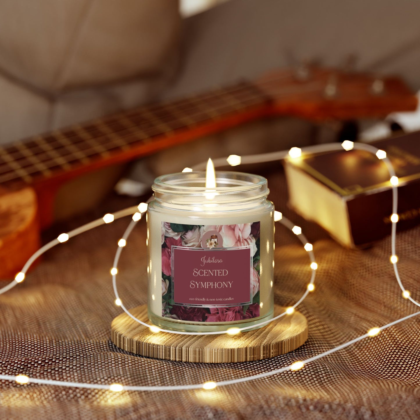 Scented Symphony Coconut Apricot Candle Collection (4oz, 9oz)