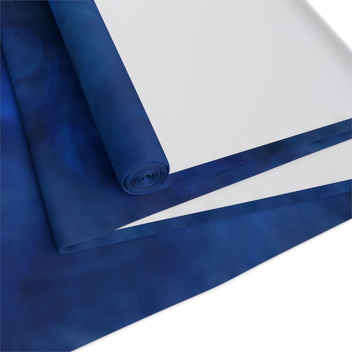 A Kind of Smoky Blue Table Runner (Cotton, Poly)
