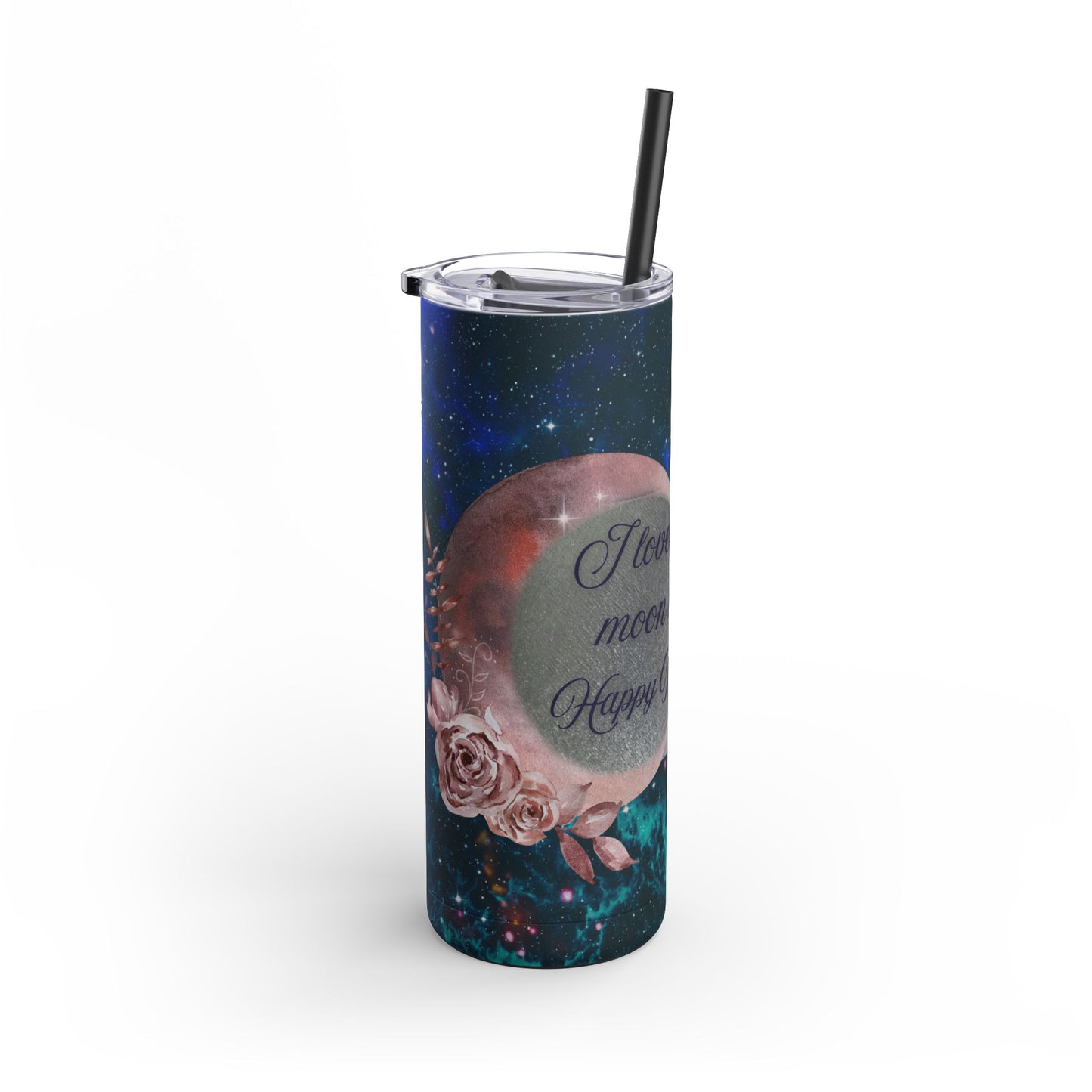 "I Love You to the Moon" Maars Maker Skinny Matte Tumbler, 20oz